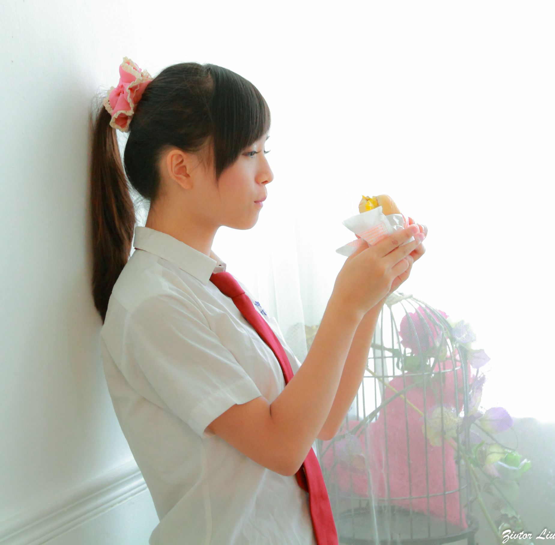 台湾正妹虞成敬Alice《俏皮可爱校服小萝莉》-图59