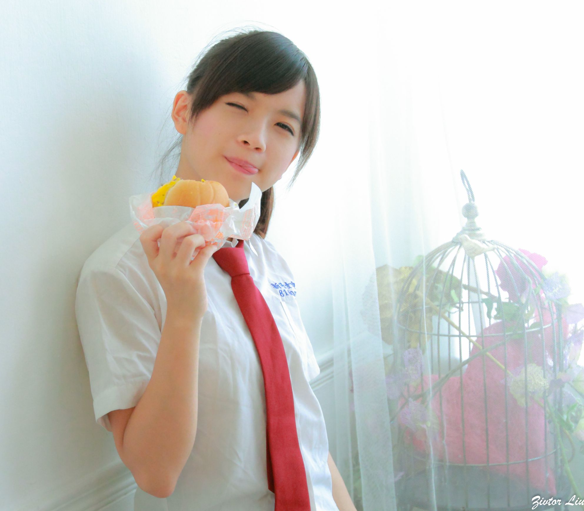 台湾正妹虞成敬Alice《俏皮可爱校服小萝莉》-图62