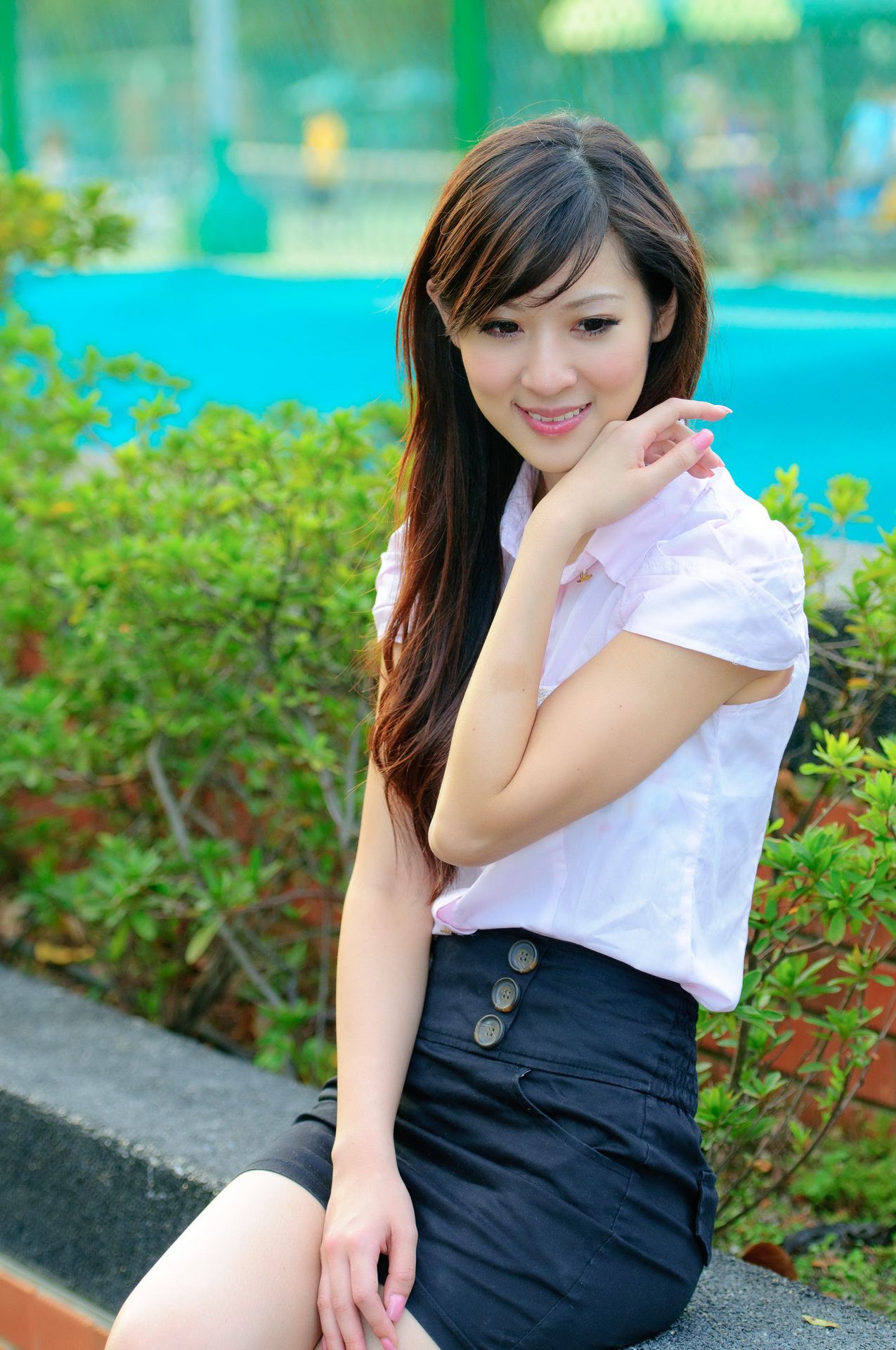 韩雨洁Gennie/韋韋/陈韦蓉《小清新唯美外拍》-图10