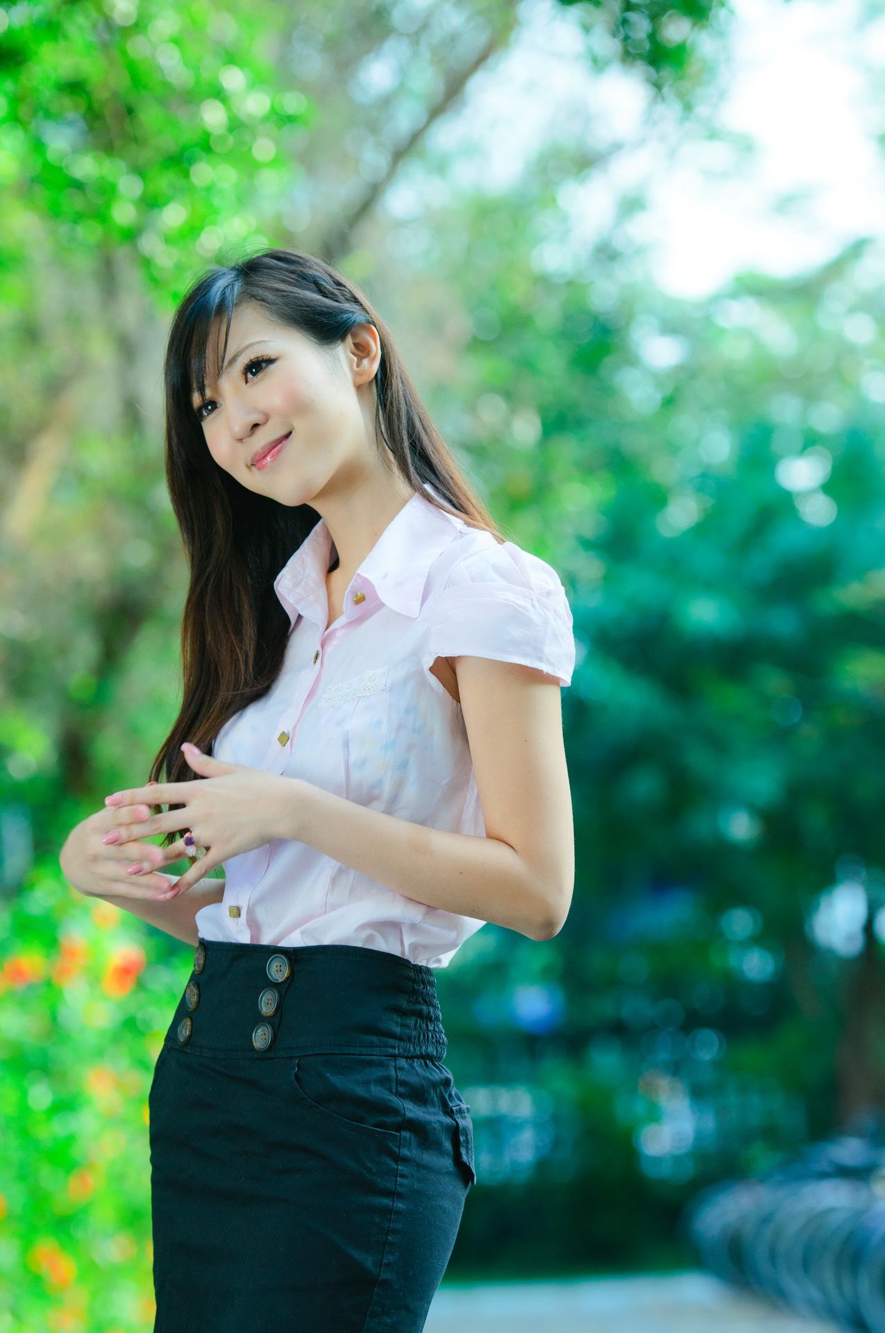 韩雨洁Gennie/韋韋/陈韦蓉《小清新唯美外拍》-图4