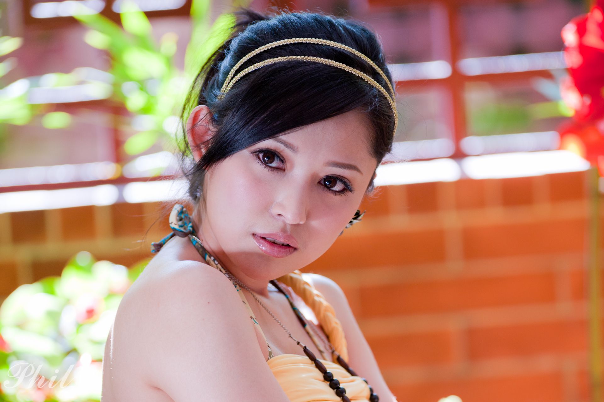 腿模Avy杜可薇《黄色吊带超短裙外拍》-图26