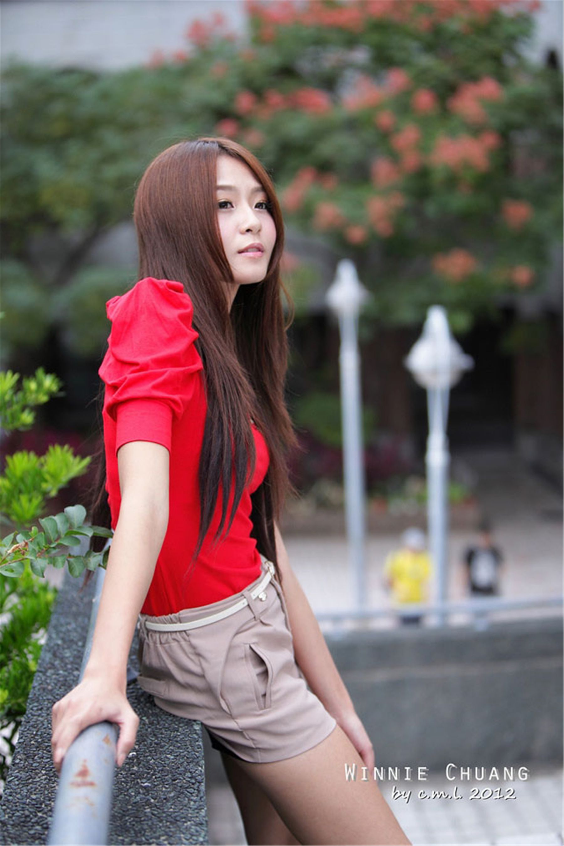 Winnie小雪/庄温妮《日新北市板桥区林家花园》外拍-图0