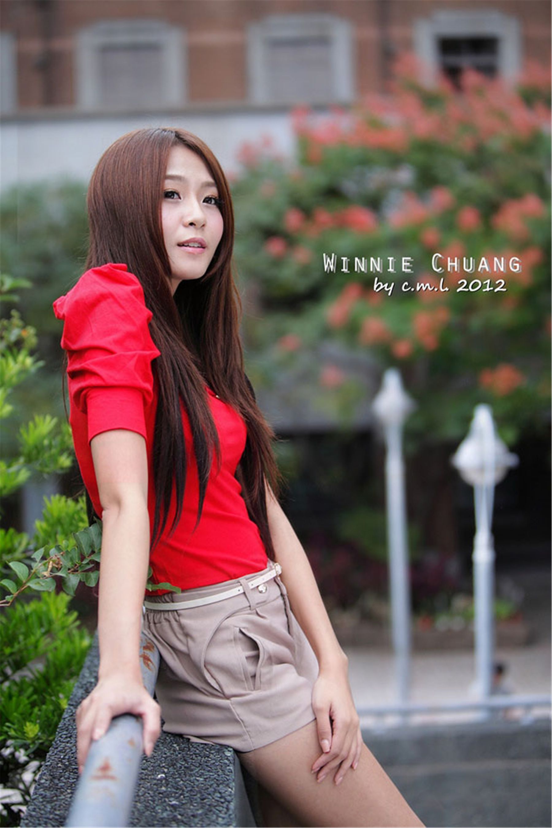 Winnie小雪/庄温妮《日新北市板桥区林家花园》外拍-图15