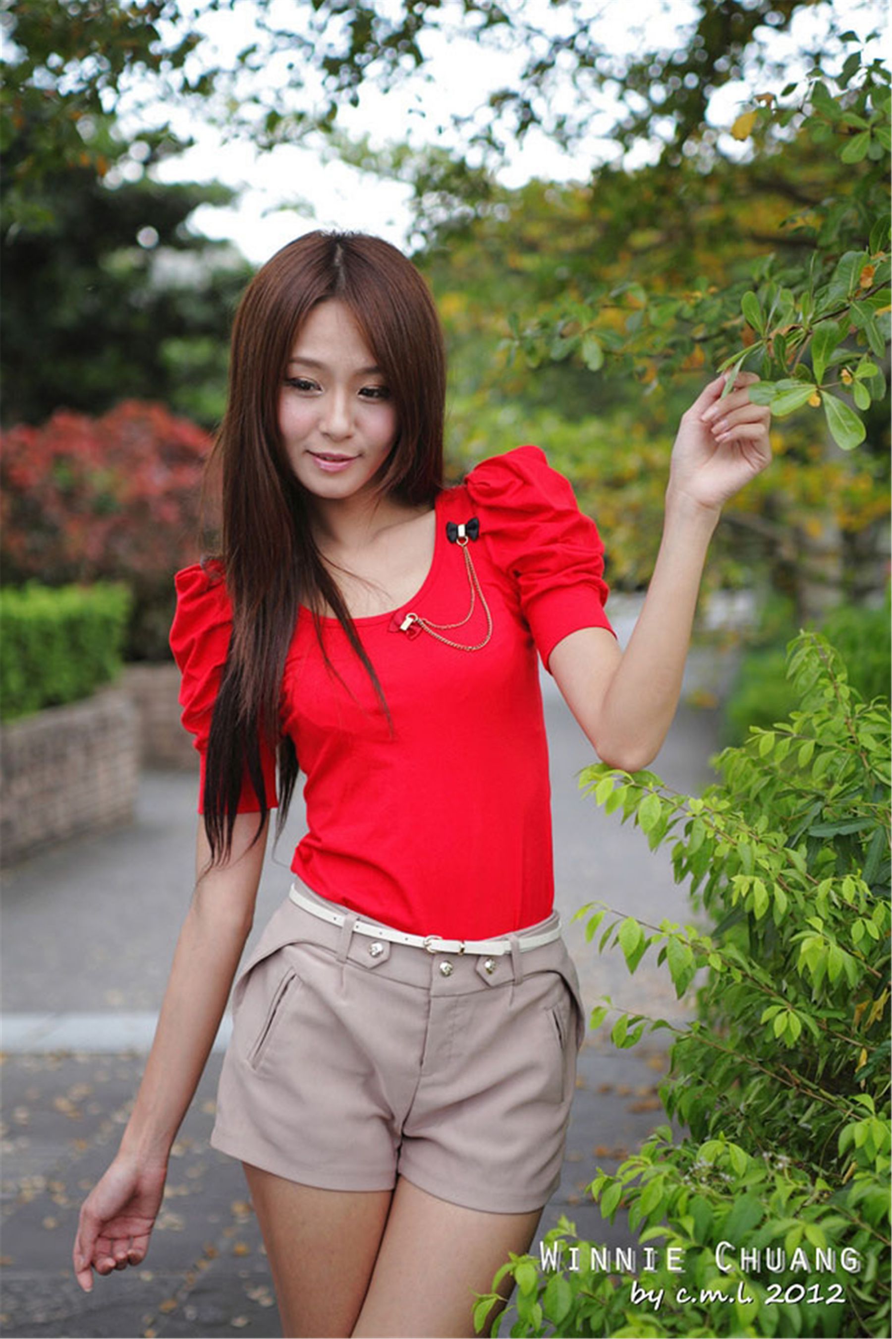 Winnie小雪/庄温妮《日新北市板桥区林家花园》外拍-图4