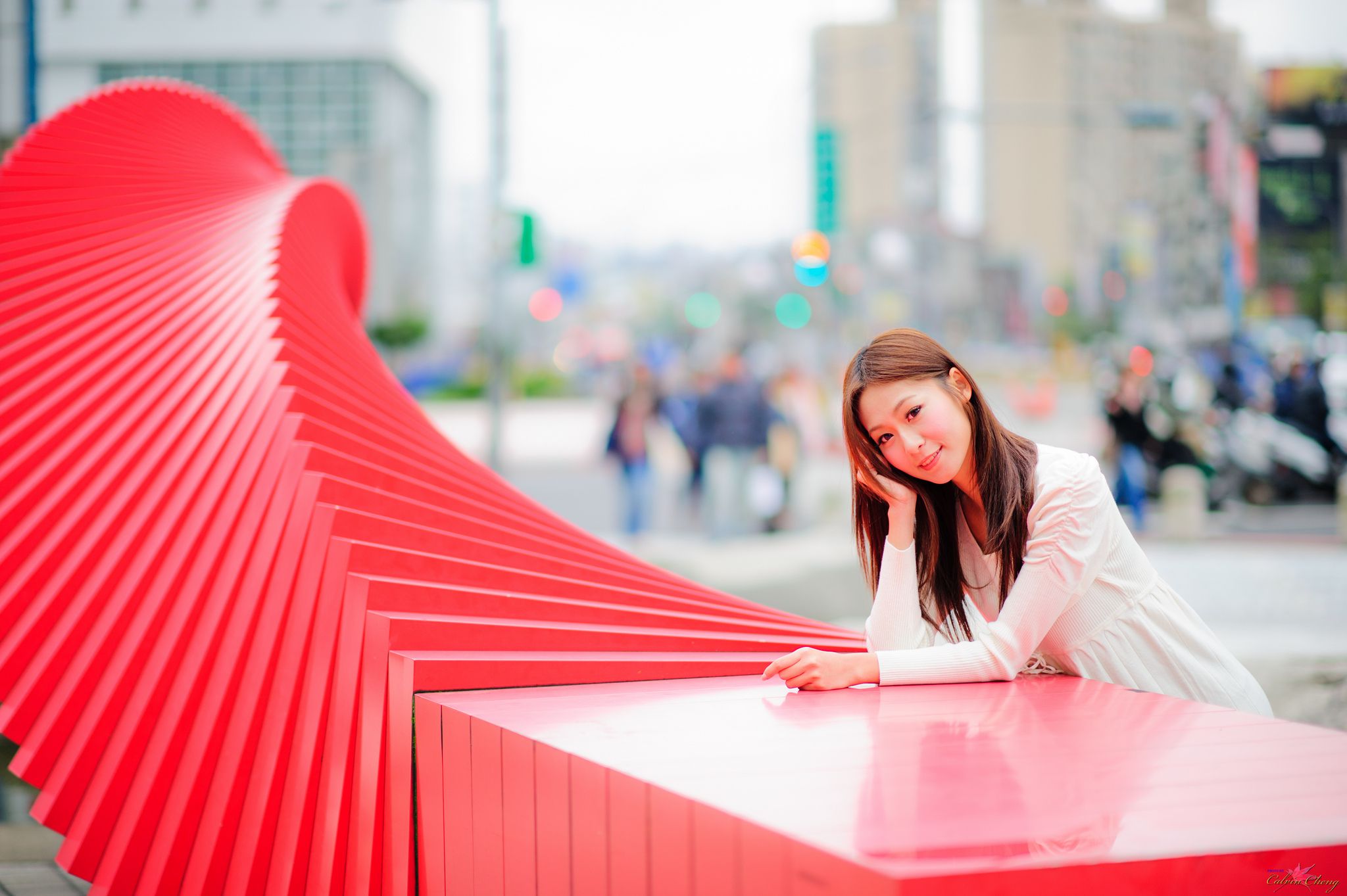 Winnie小雪/庄温妮《日新北市板桥区林家花园》外拍-图61