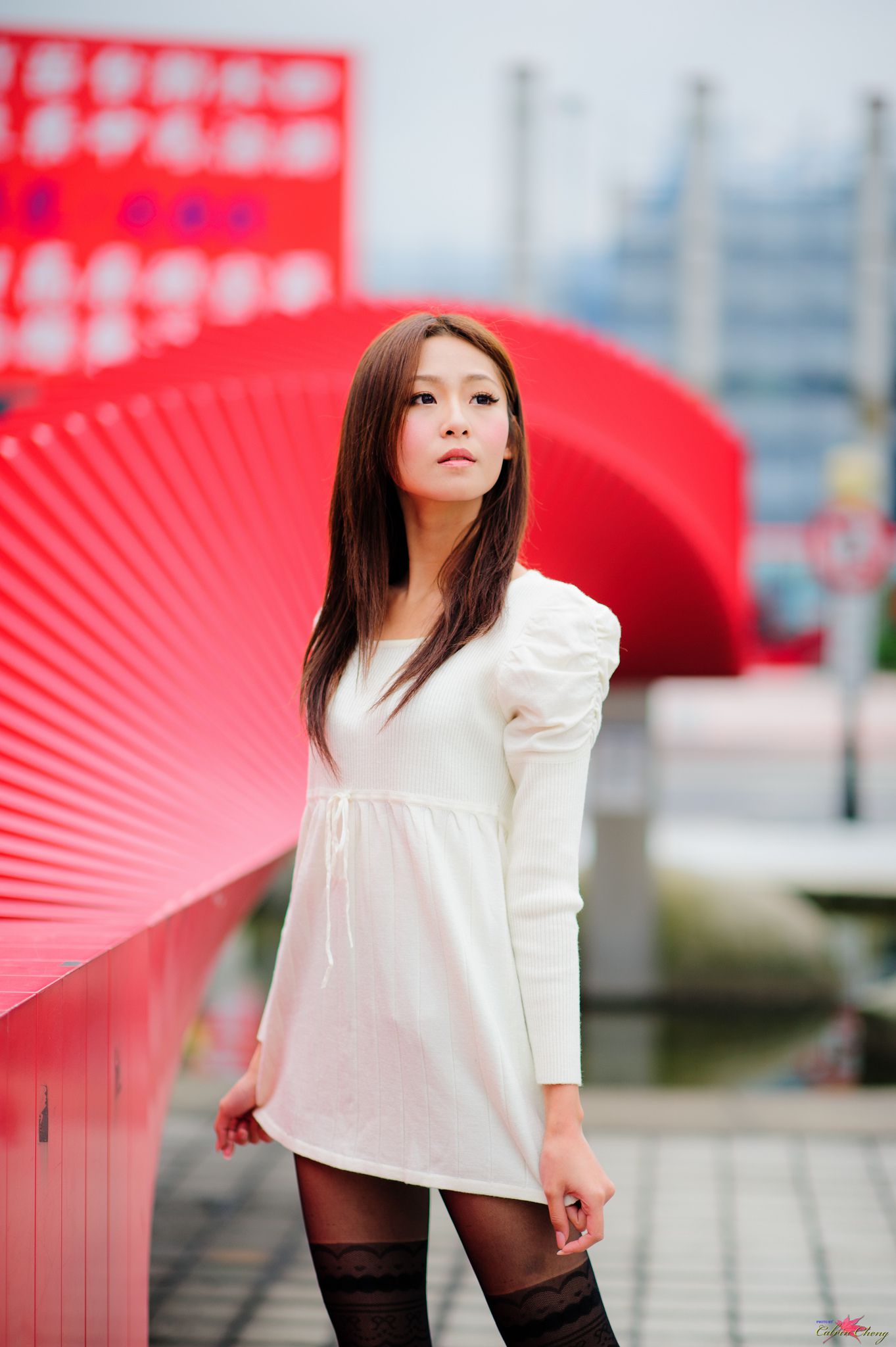 Winnie小雪/庄温妮《日新北市板桥区林家花园》外拍-图65