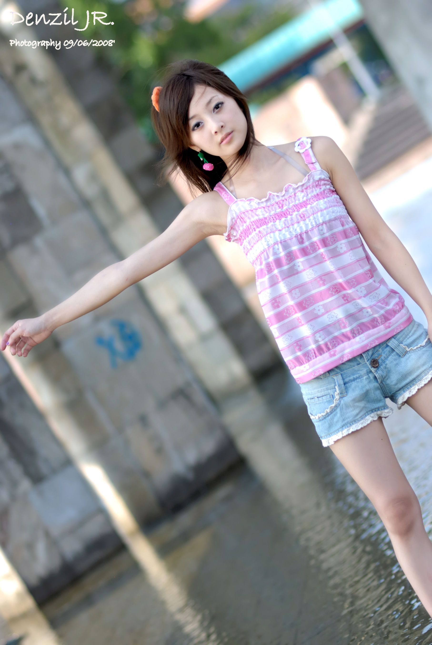 果子MM《Lovely 果子 Fruit with Barbie Attire》牛仔热裤系列-图31