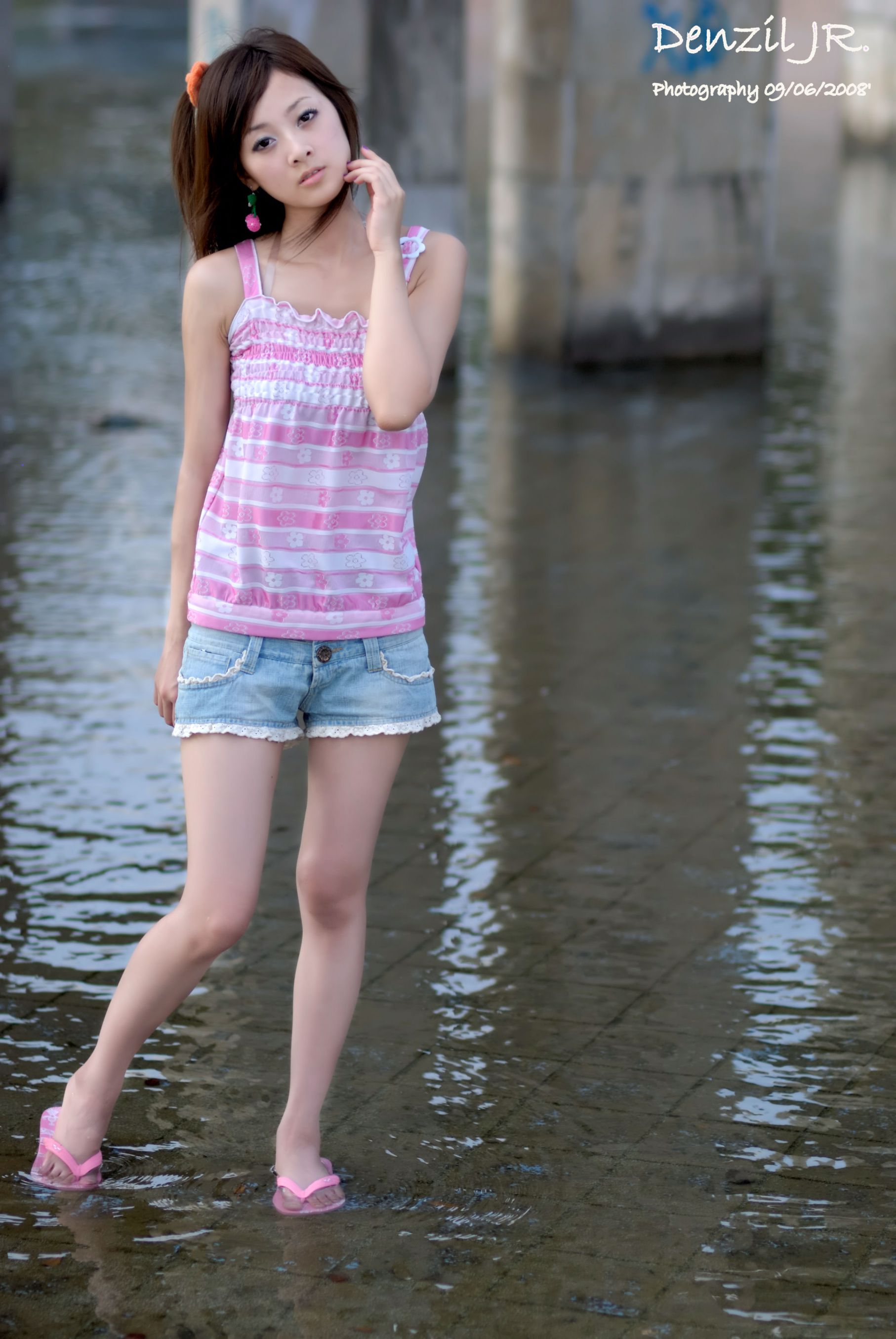 果子MM《Lovely 果子 Fruit with Barbie Attire》牛仔热裤系列-图34