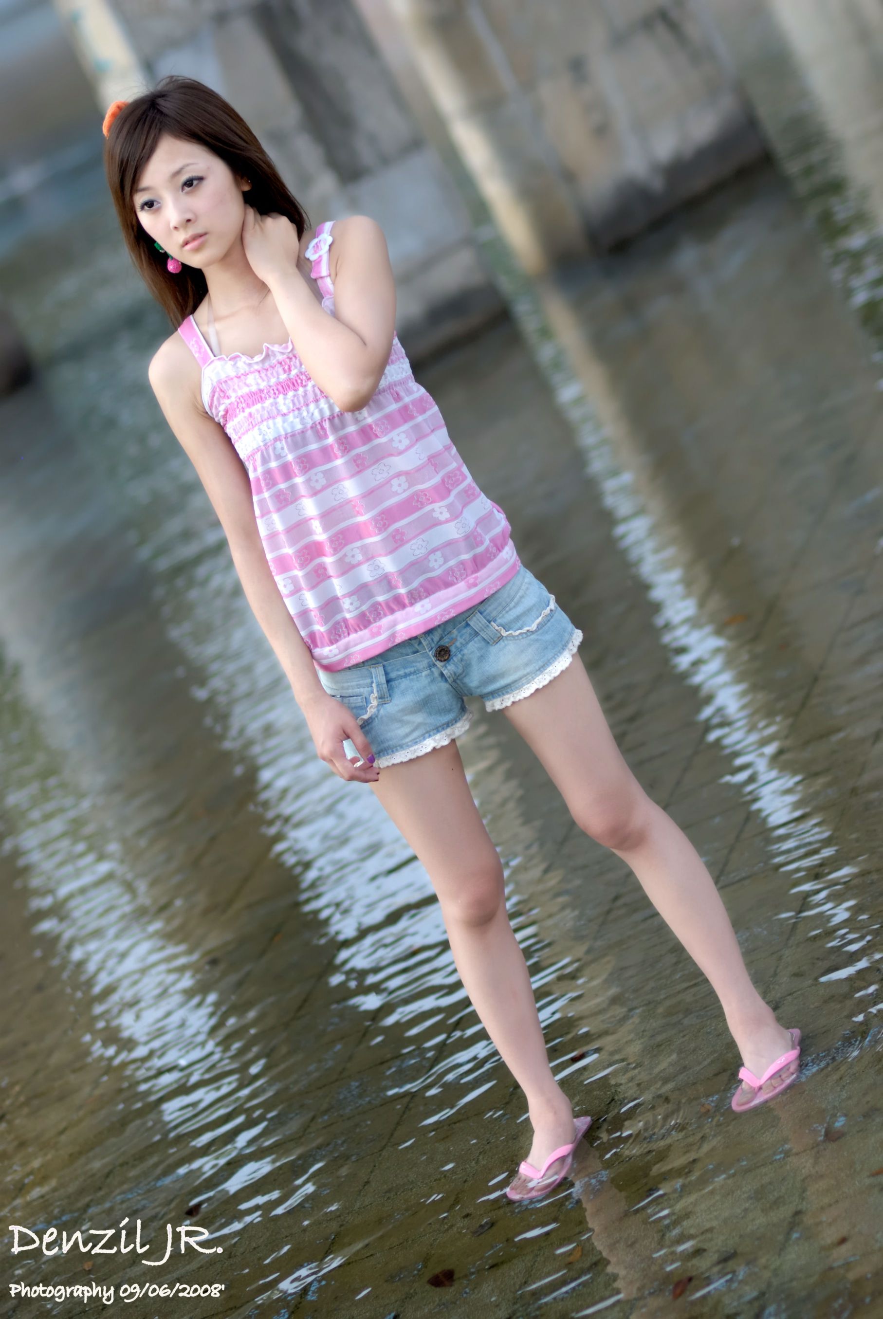 果子MM《Lovely 果子 Fruit with Barbie Attire》牛仔热裤系列-图35