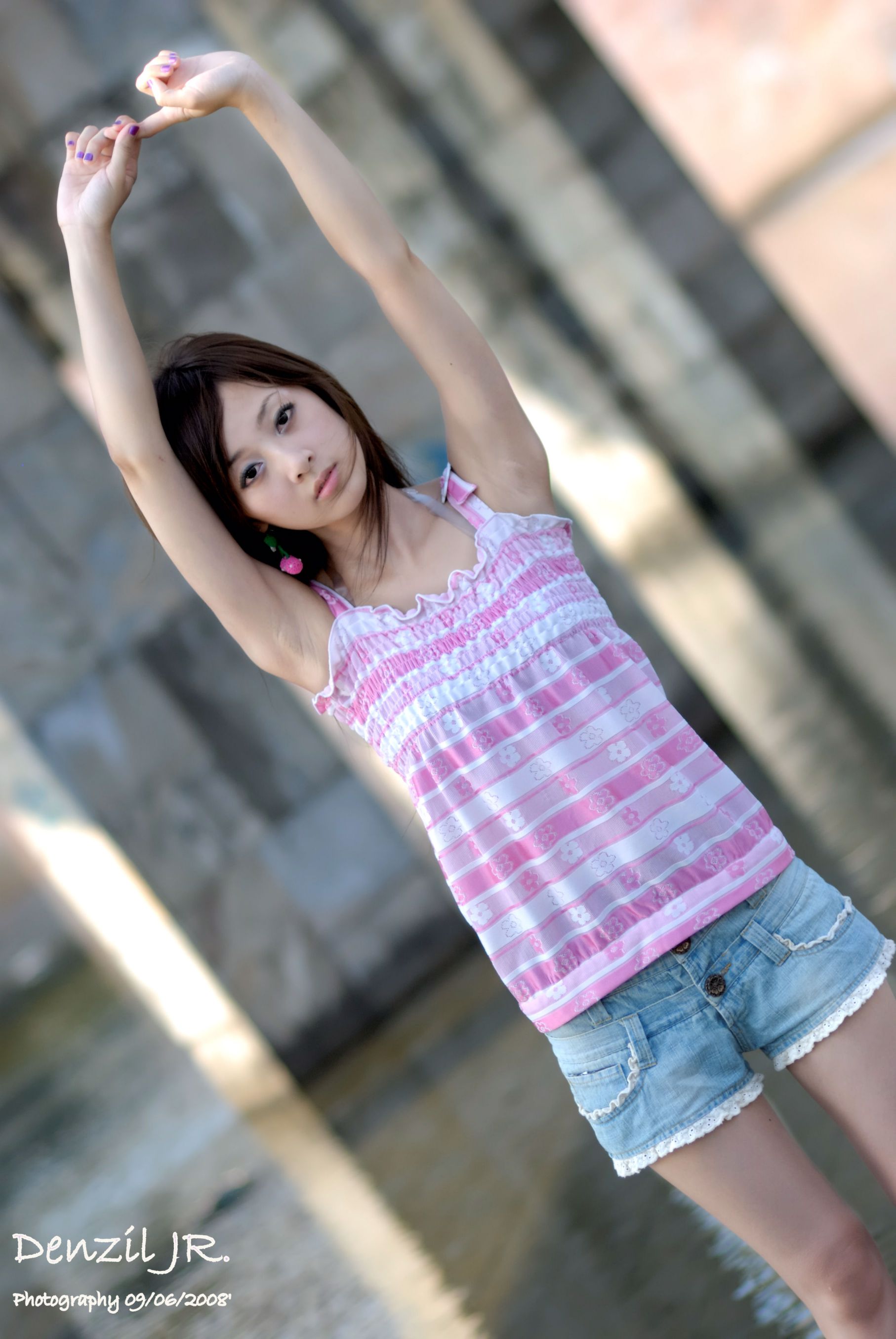 果子MM《Lovely 果子 Fruit with Barbie Attire》牛仔热裤系列-图36