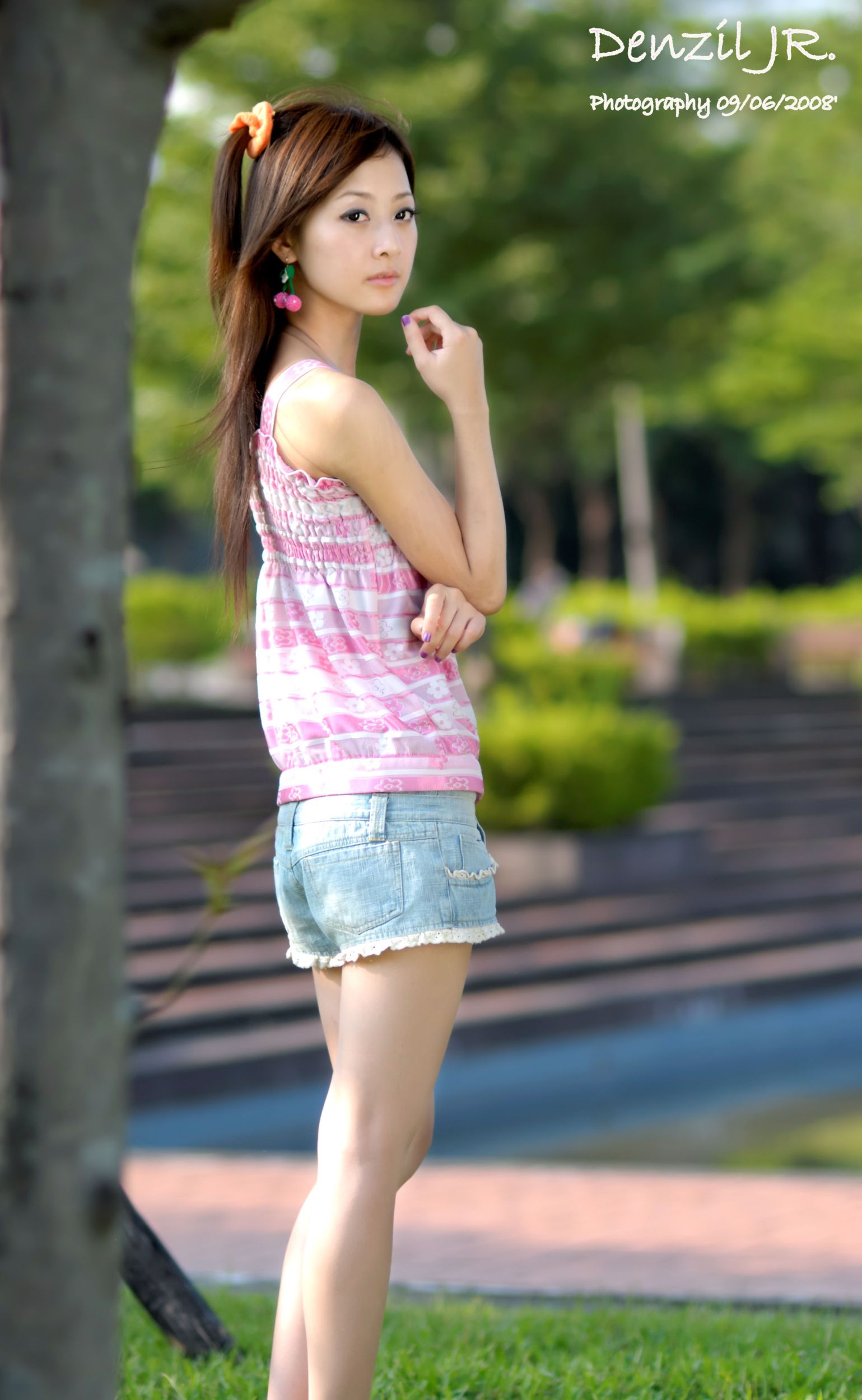 果子MM《Lovely 果子 Fruit with Barbie Attire》牛仔热裤系列-图44