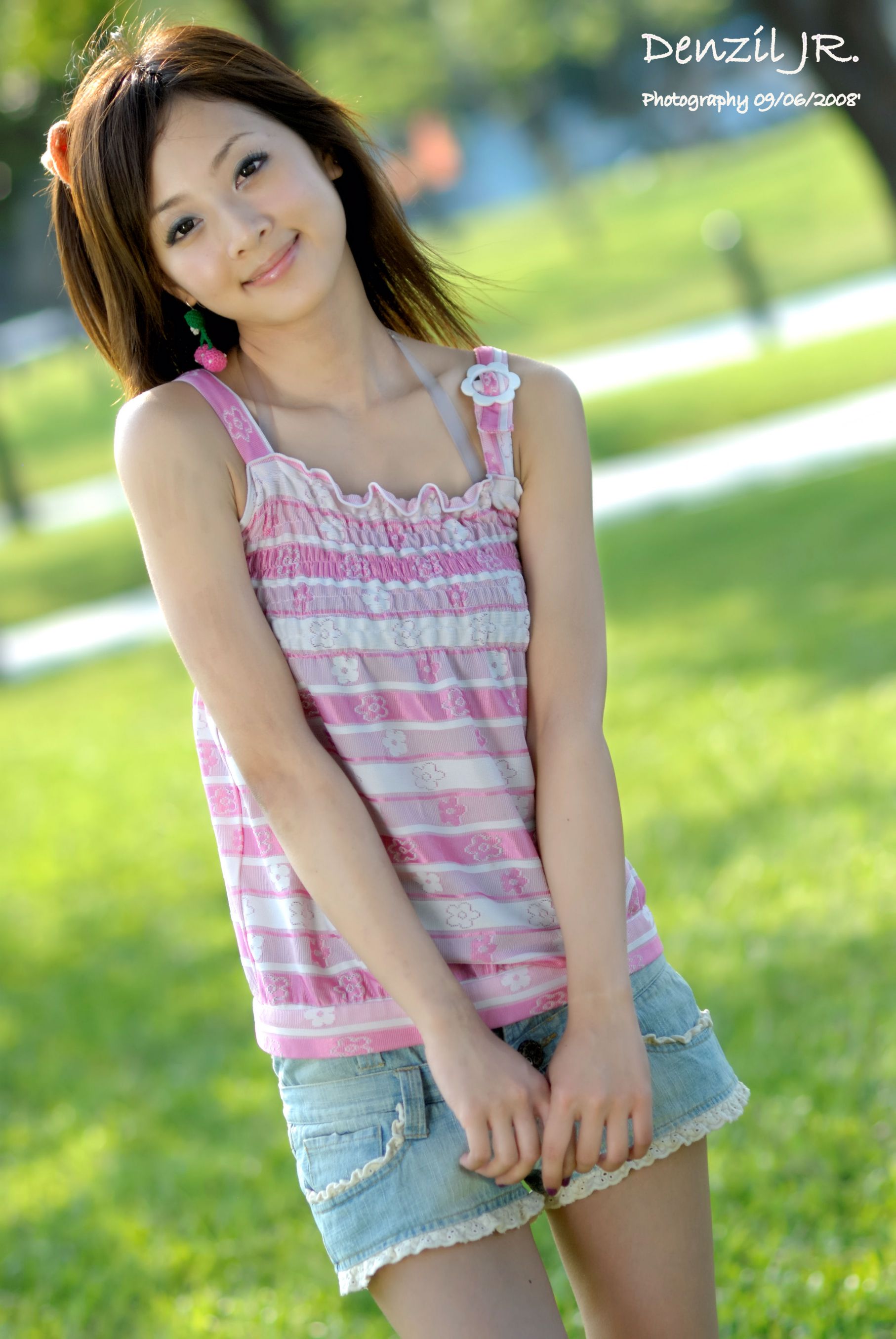 果子MM《Lovely 果子 Fruit with Barbie Attire》牛仔热裤系列-图47