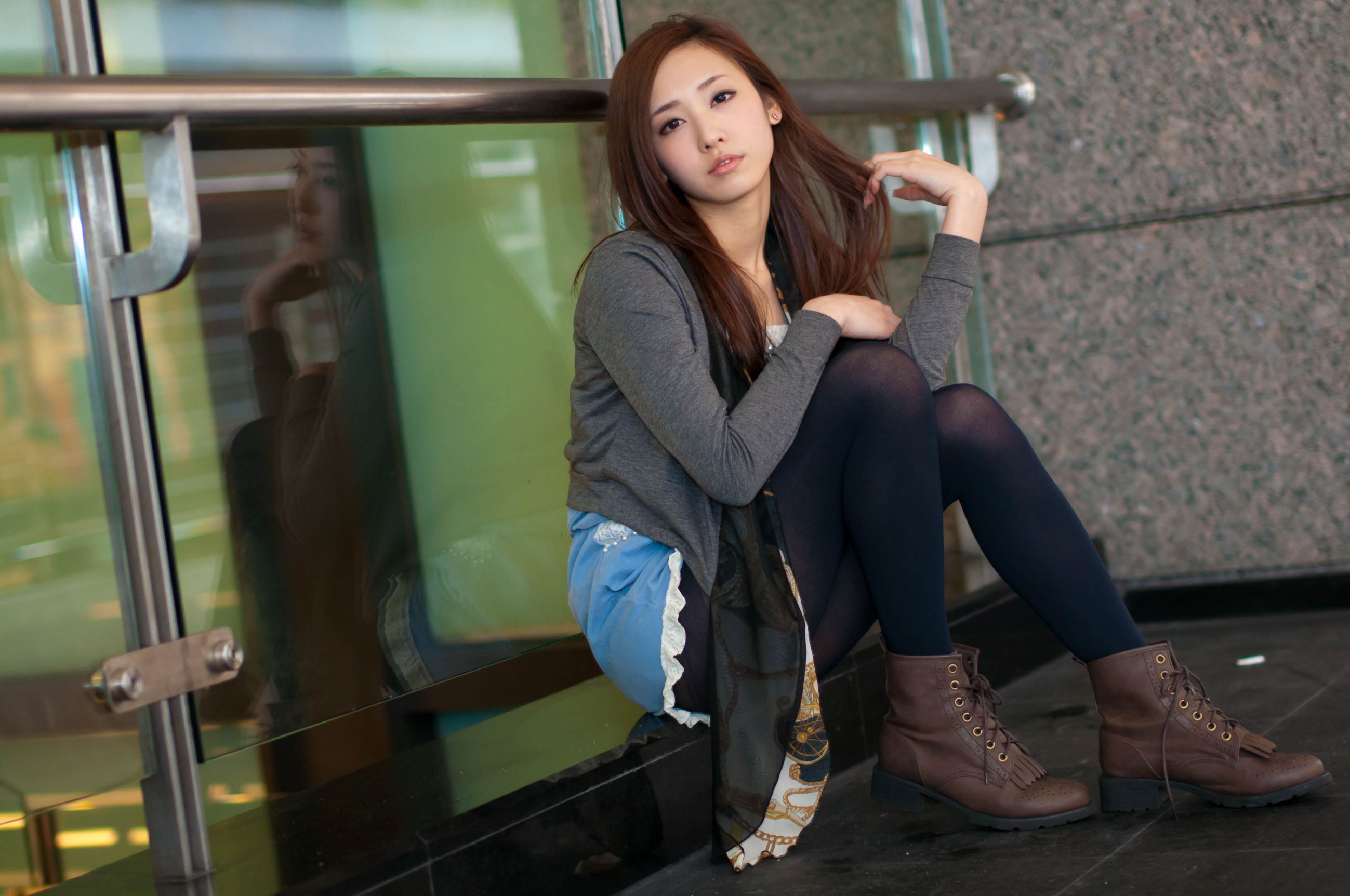 席惟伦/RIko小源《小清新街拍图片》第2部 写真合集-图44