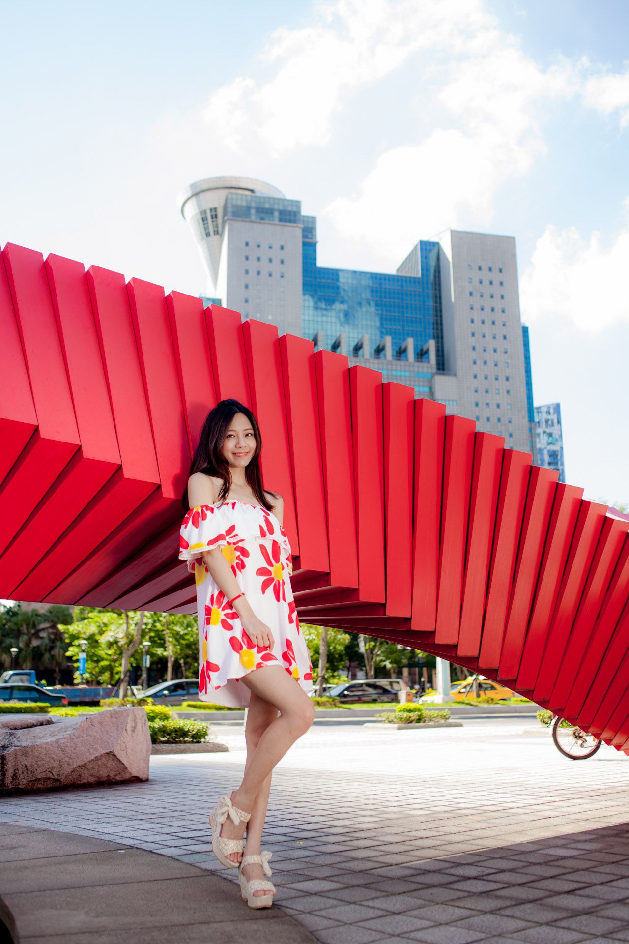 台湾美女Anita林千如《中央商圈外拍》-图12