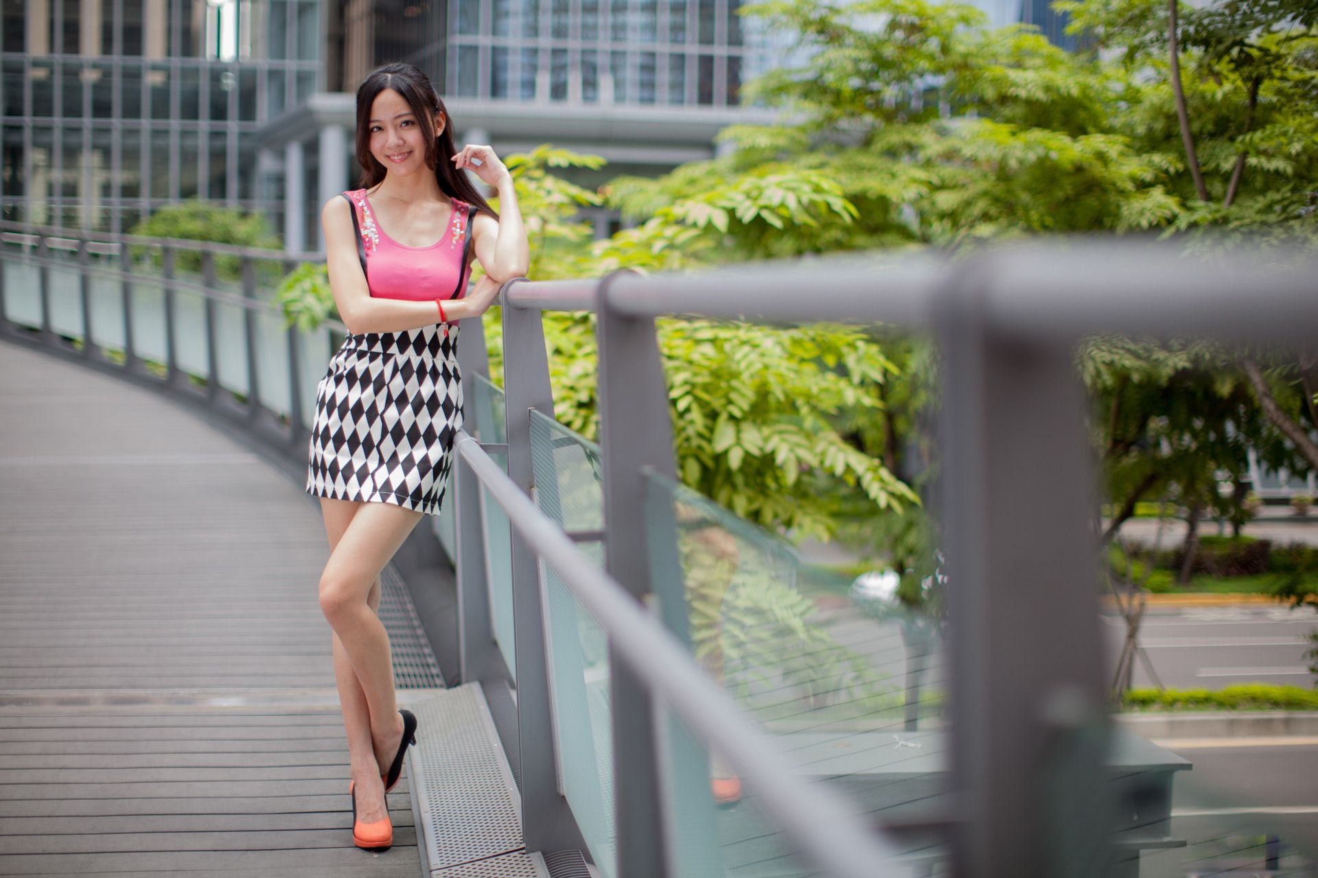 台湾美女Anita林千如《中央商圈外拍》-图37