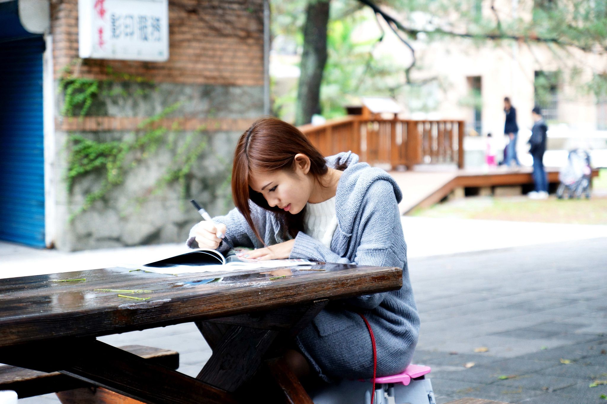 台湾美女鲔鱼/徐玮吟《清新外拍图片》写真合集-图74