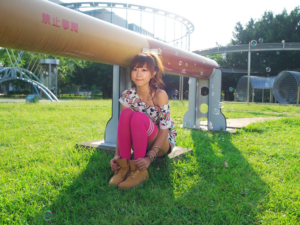 台湾美女洪诗/洪诗涵《小清新甜美外拍》-图52