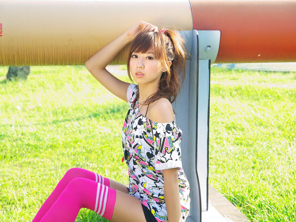 台湾美女洪诗/洪诗涵《小清新甜美外拍》-图53