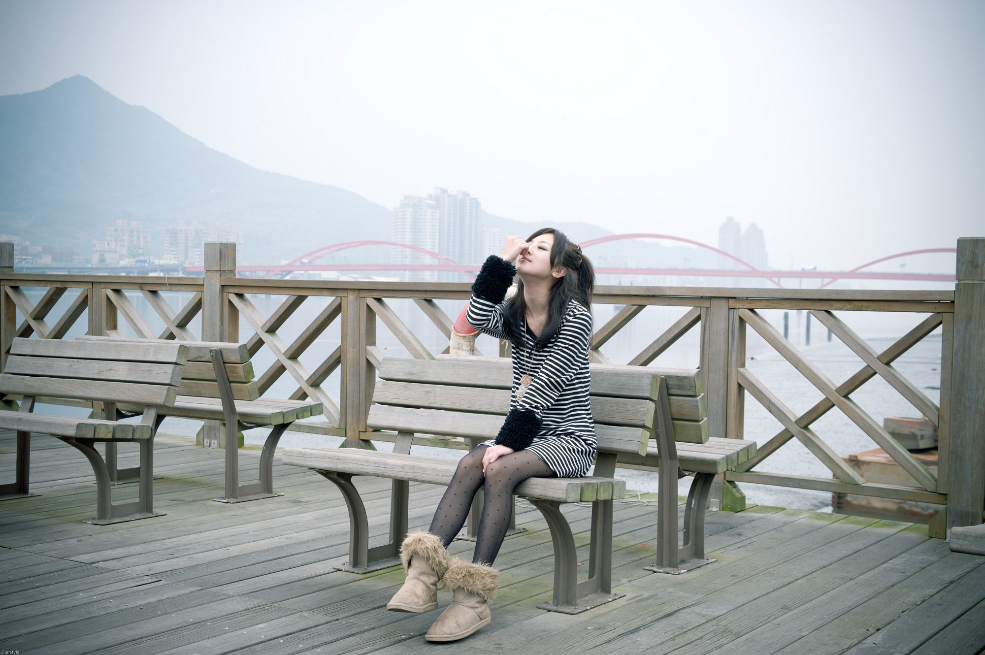 果子MM/张凯洁《關渡曲外拍》-图1