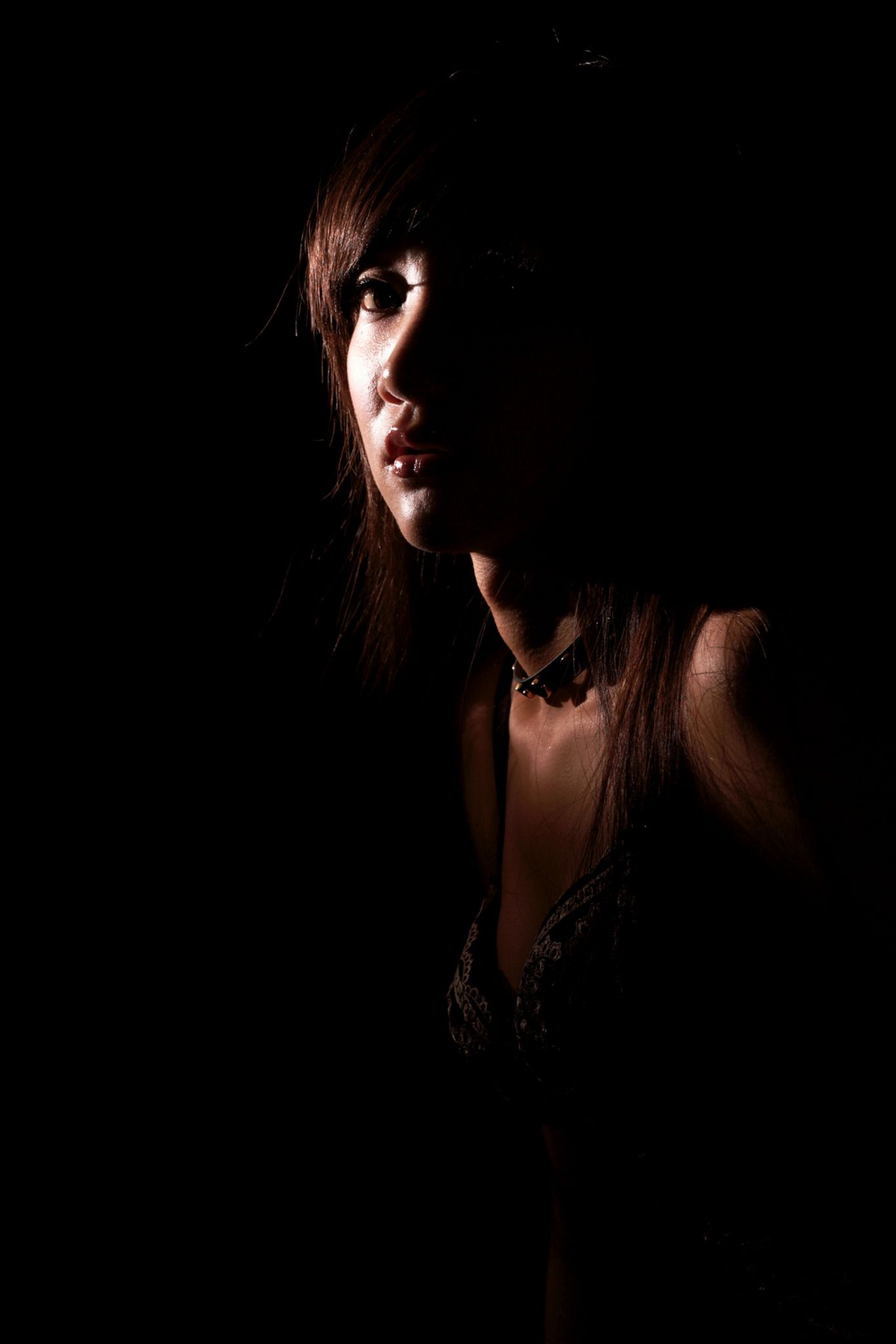 Tina李霜《黑丝街拍图片》写真合集-图32