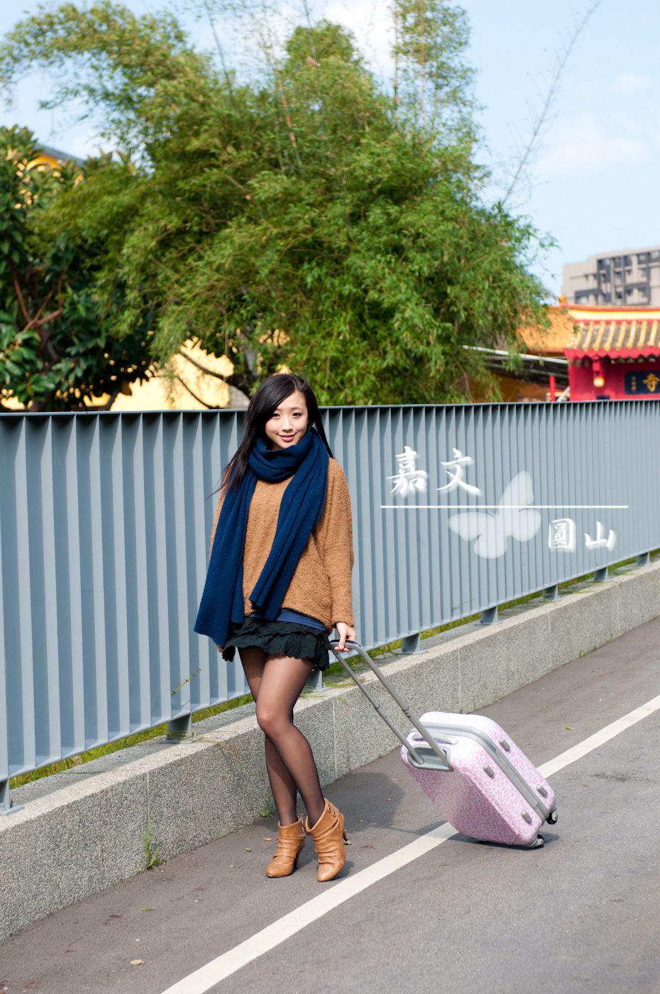 台湾正妹嘉文《圓山外拍》-图1
