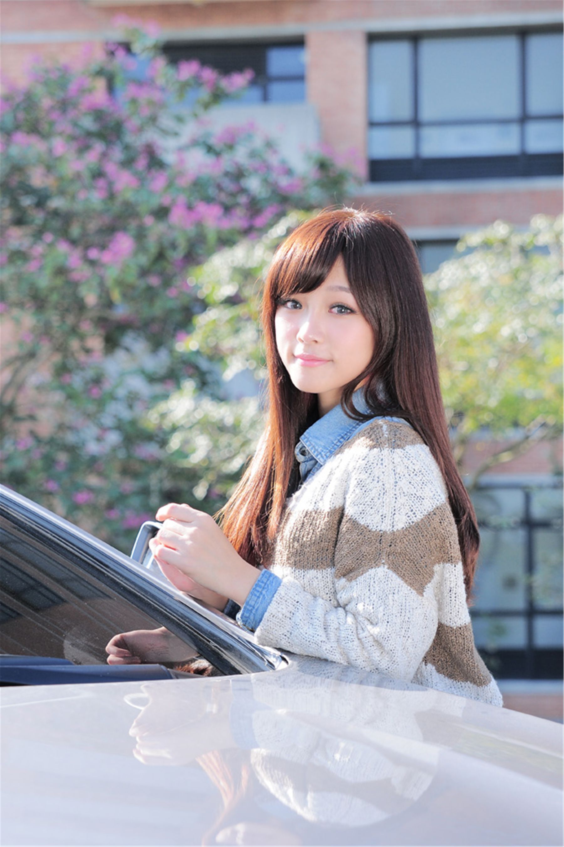 台湾明德高中校花涼涼《校园街拍》-图13