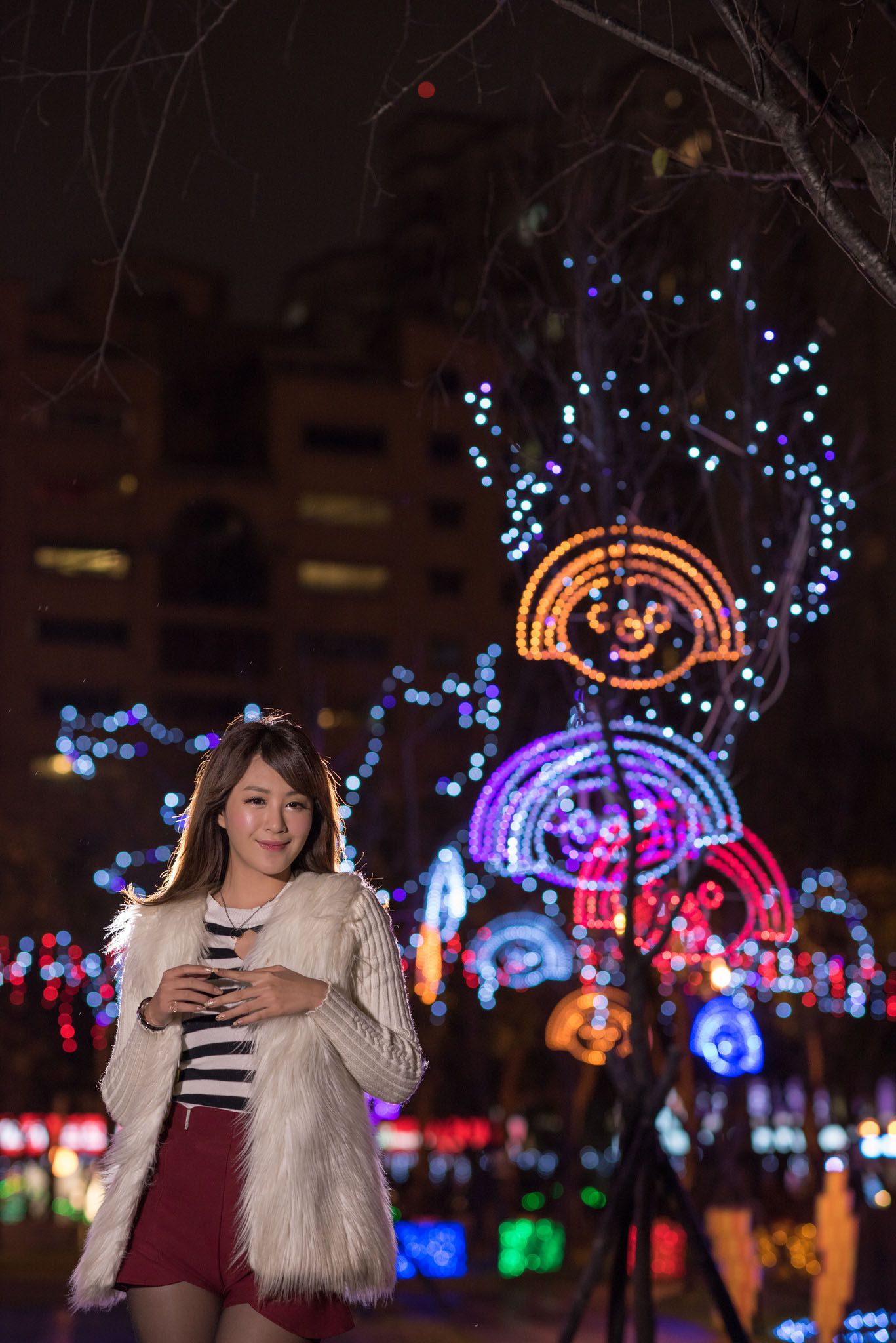 台湾美女夏晴MISO《圣诞外拍》-图14