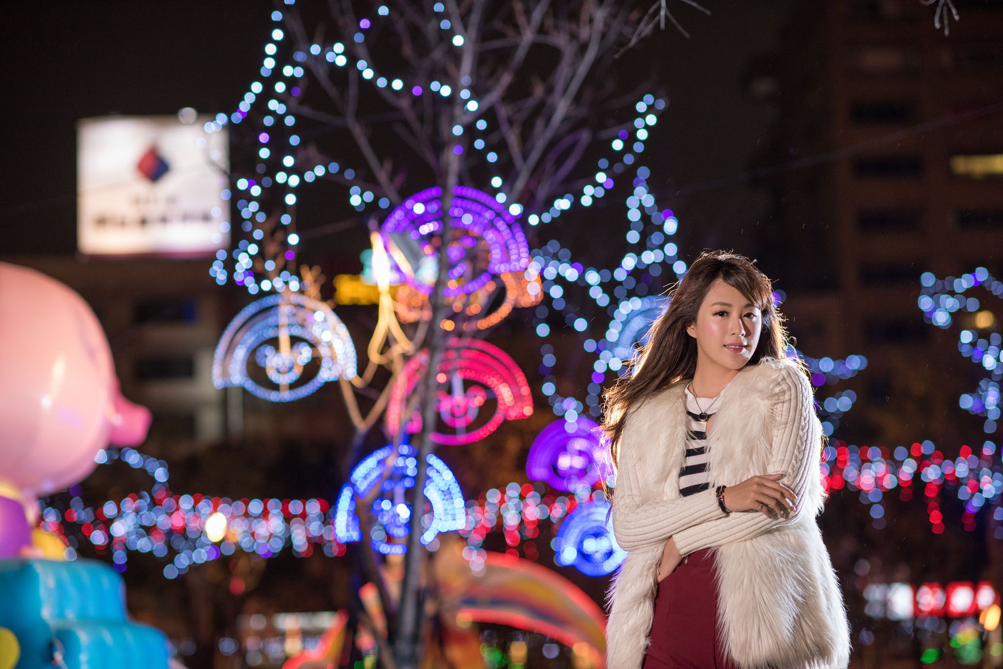 台湾美女夏晴MISO《圣诞外拍》-图15