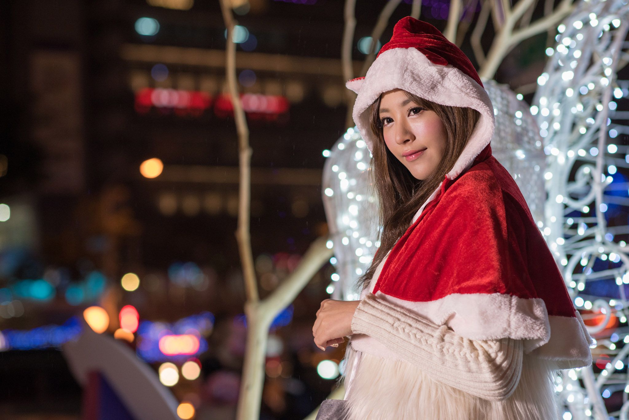 台湾美女夏晴MISO《圣诞外拍》-图42