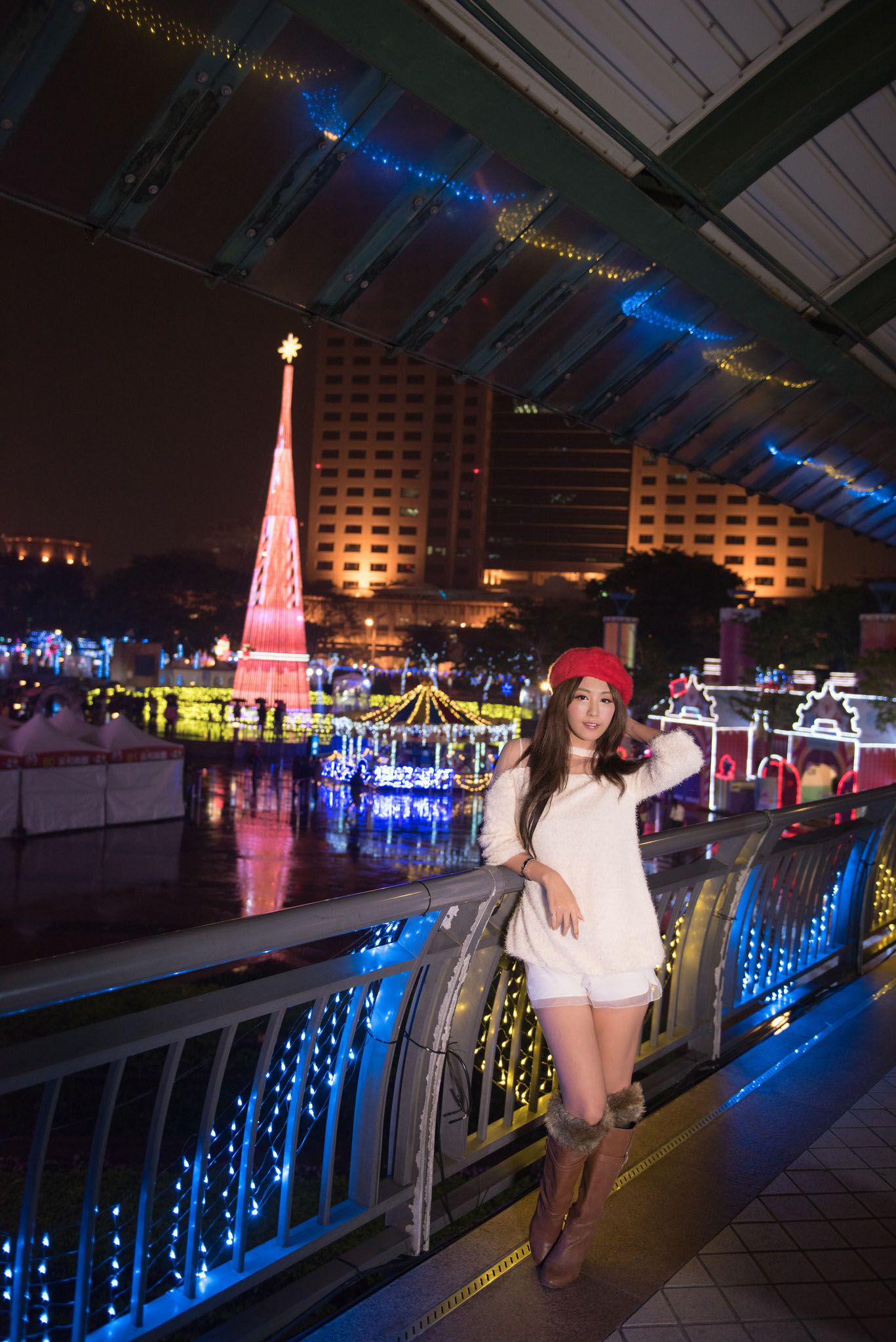 台湾美女夏晴MISO《圣诞外拍》-图48