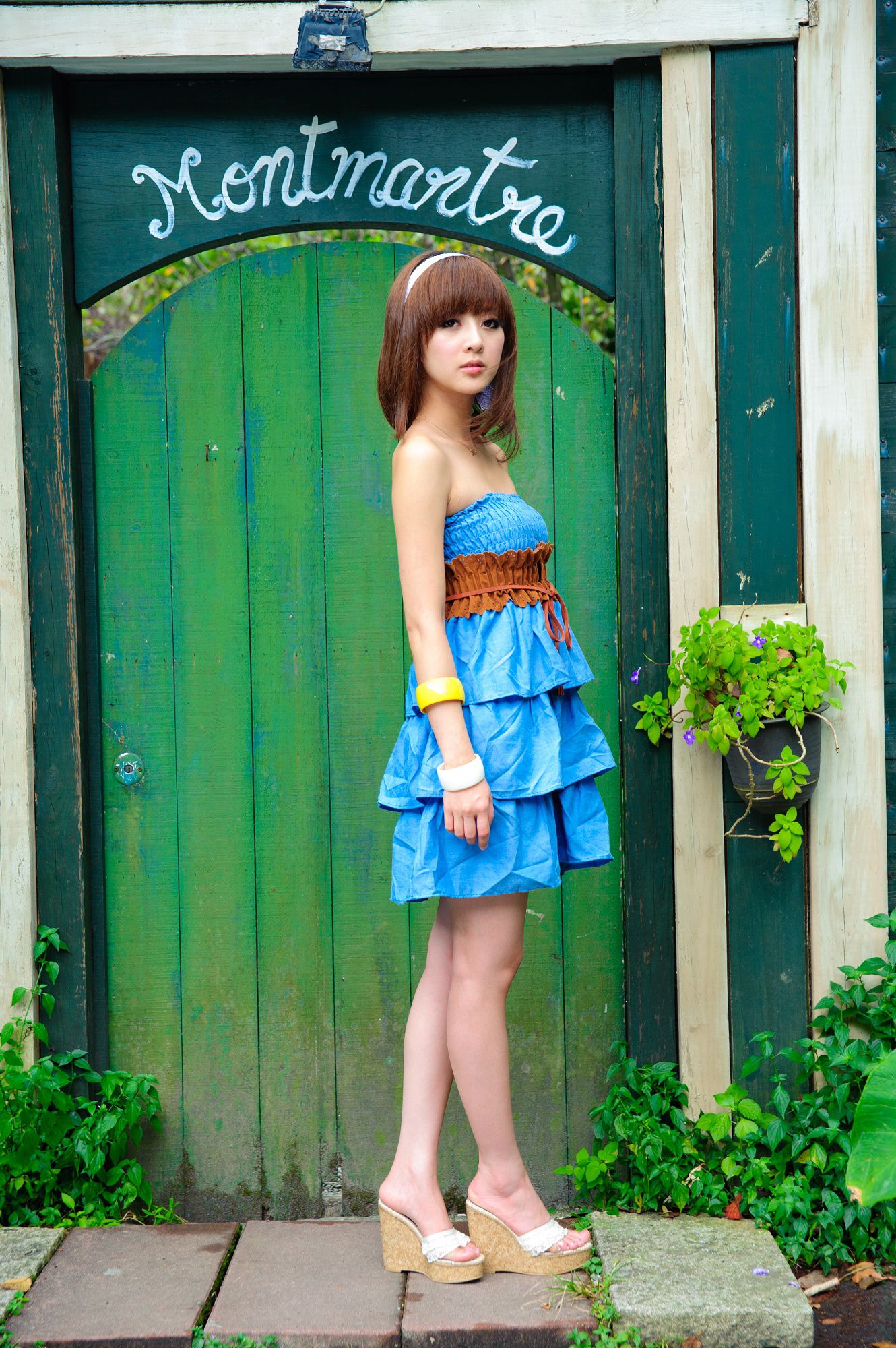 张凯洁/Mikako《蒙馬特咖啡外拍》-图10