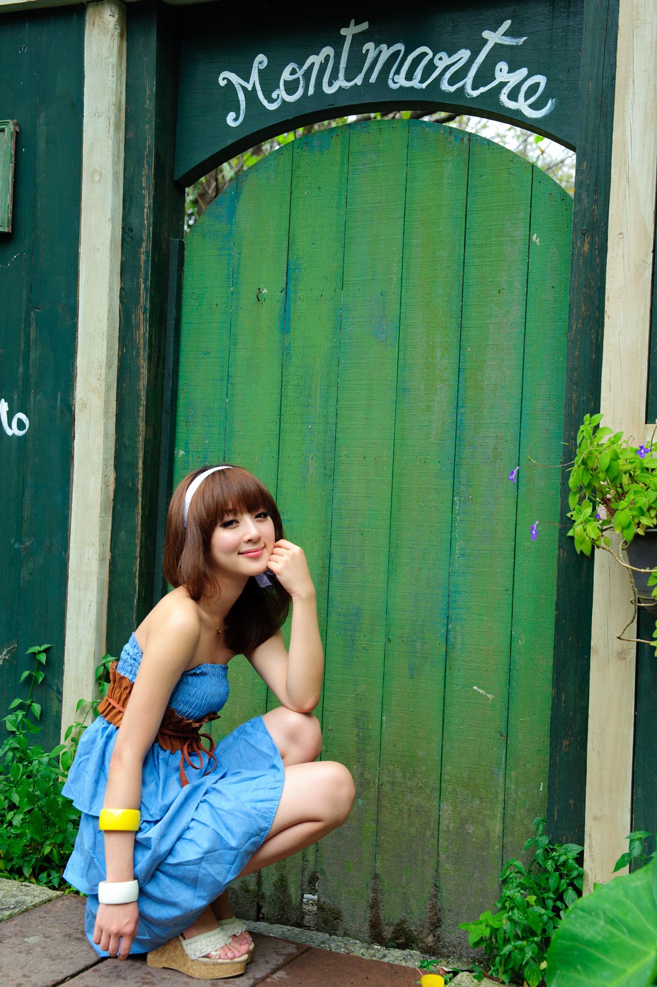 张凯洁/Mikako《蒙馬特咖啡外拍》-图14