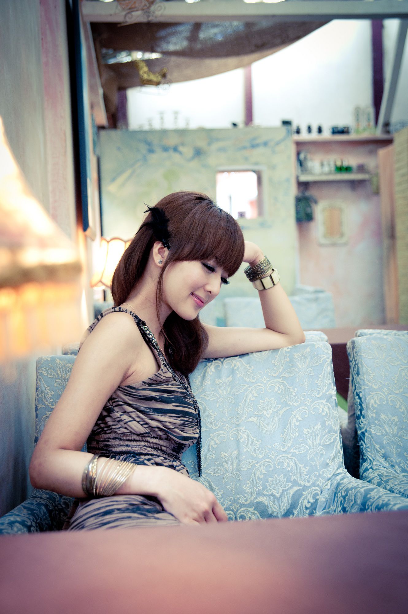 张凯洁/Mikako《蒙馬特咖啡外拍》-图28