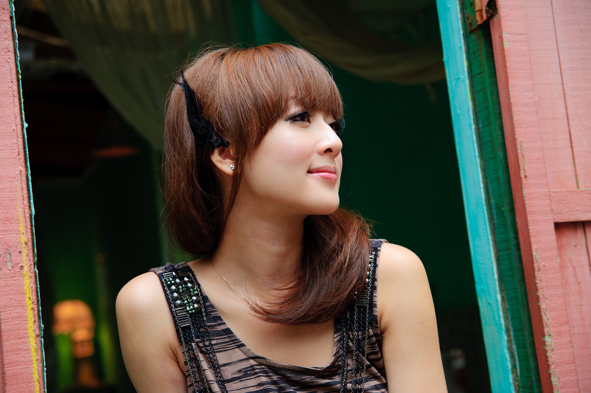 张凯洁/Mikako《蒙馬特咖啡外拍》-图50