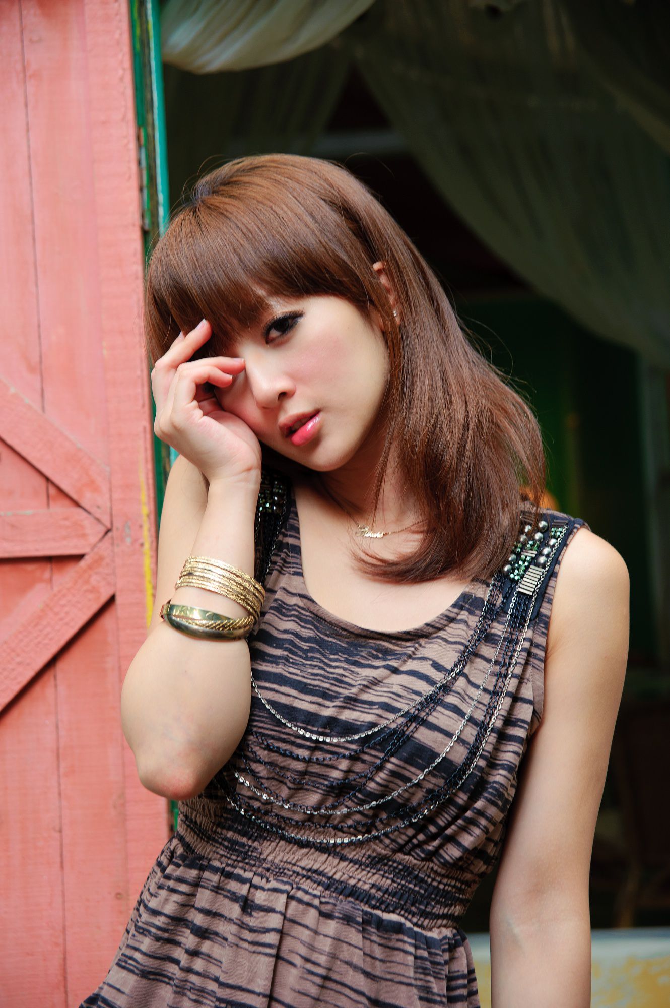 张凯洁/Mikako《蒙馬特咖啡外拍》-图53