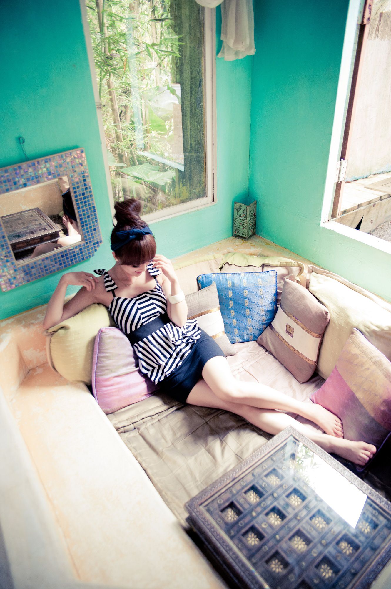 张凯洁/Mikako《蒙馬特咖啡外拍》-图57