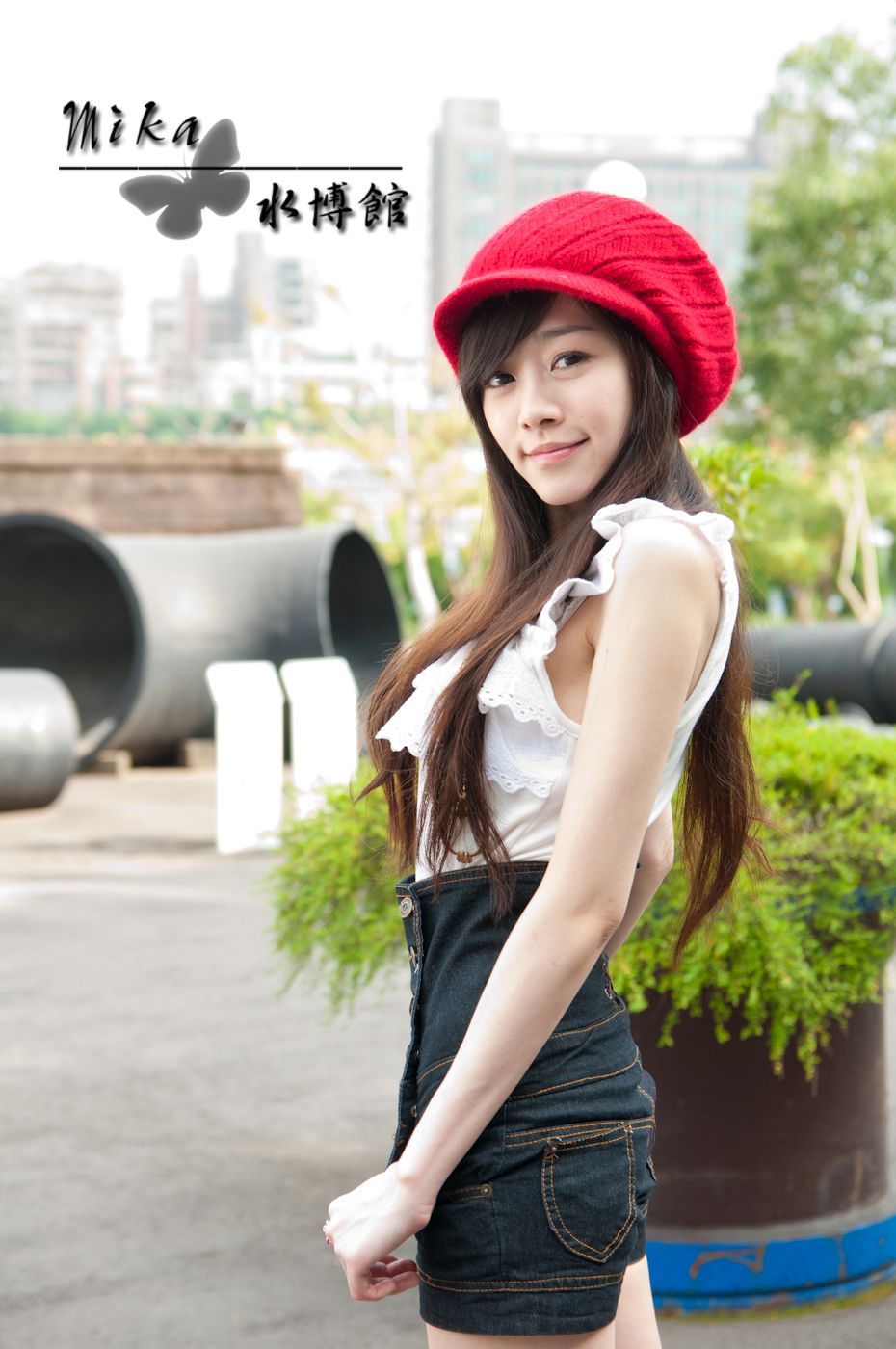 台湾清纯正妹Mika《水博管街拍》-图9