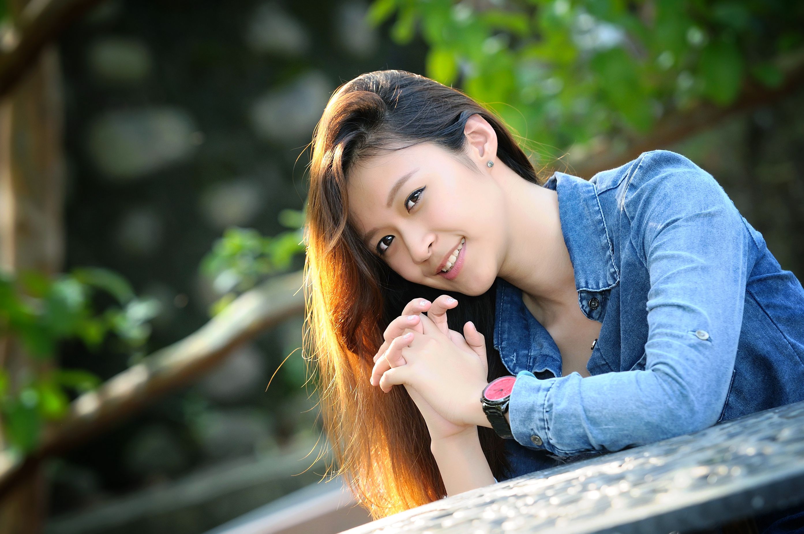 台湾少女Emily《小清新黑丝牛仔妹子》外拍-图6