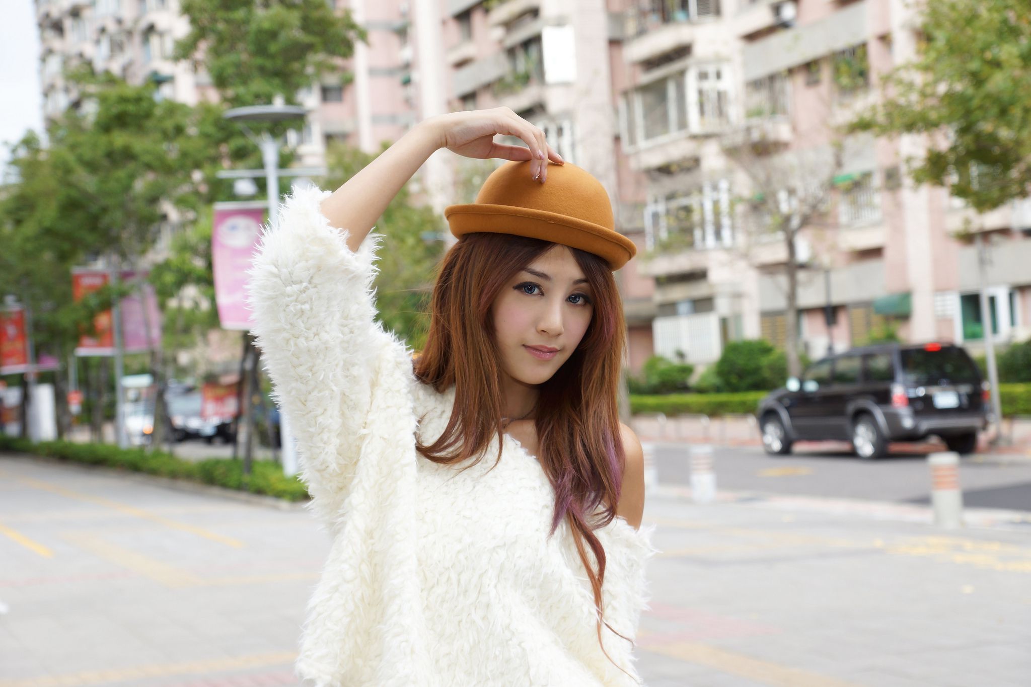 台湾模特夏晴MISO《清新街拍图片》写真合集-图13