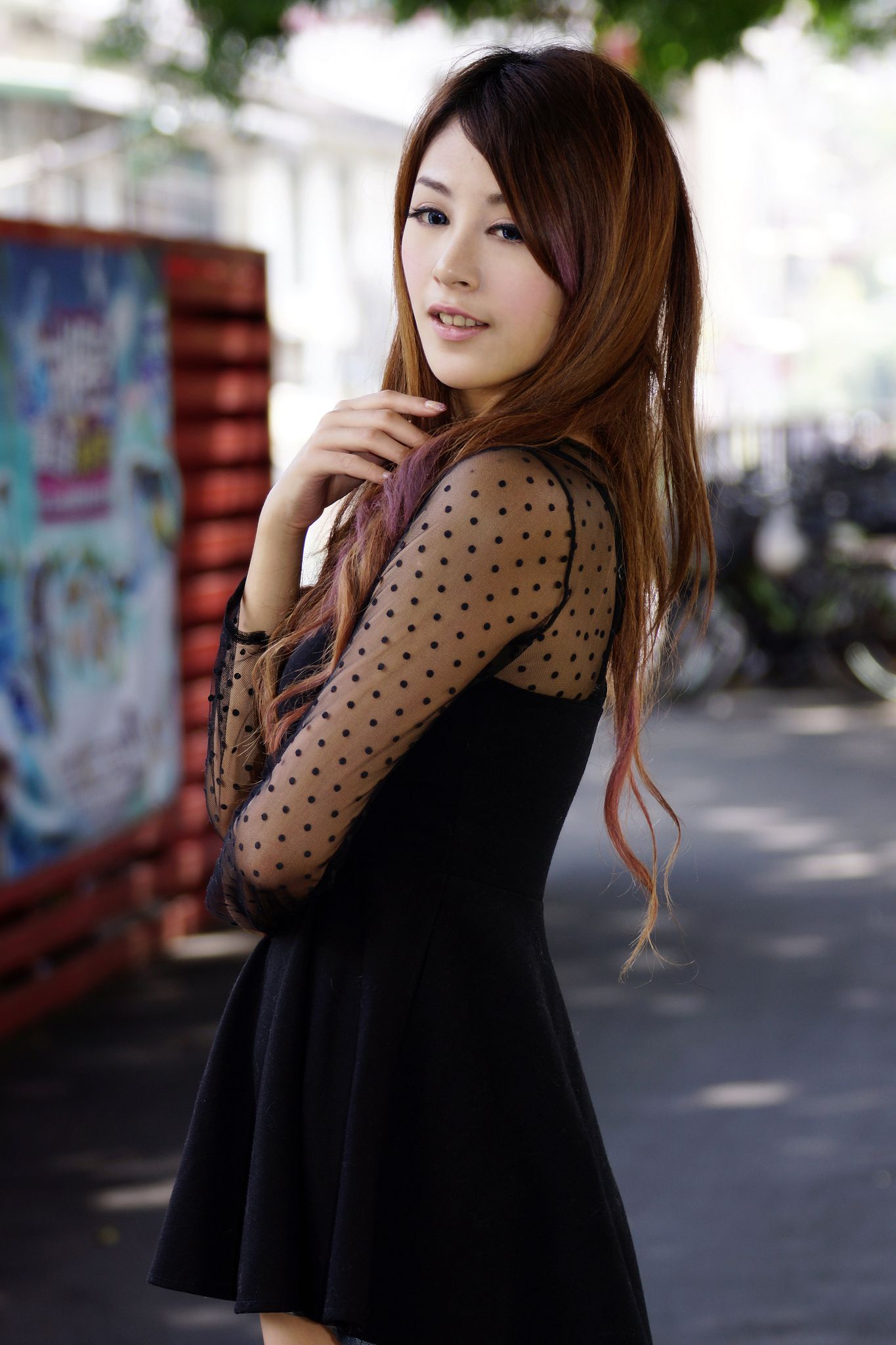 台湾模特夏晴MISO《清新街拍图片》写真合集-图20