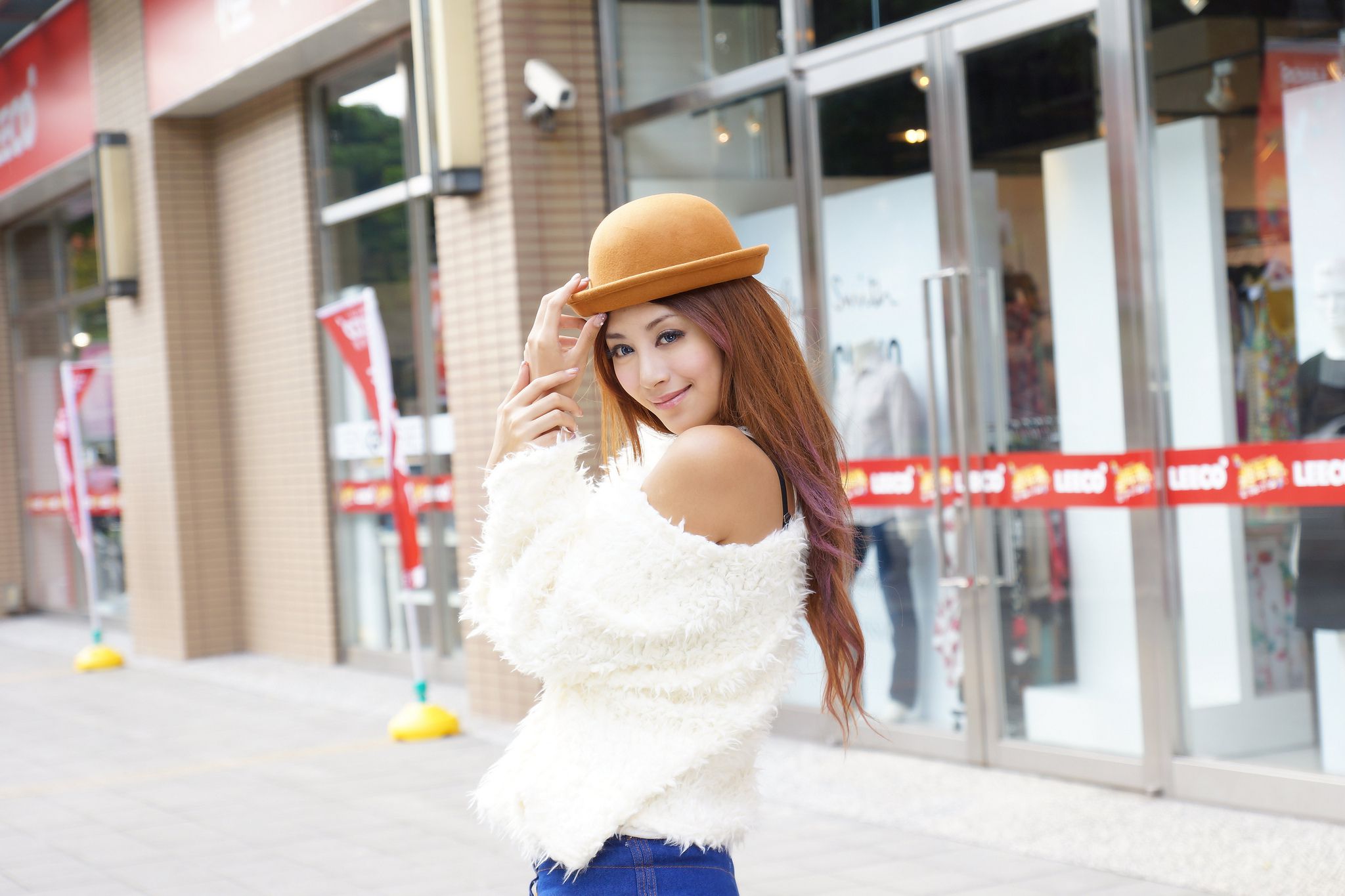 台湾模特夏晴MISO《清新街拍图片》写真合集-图23