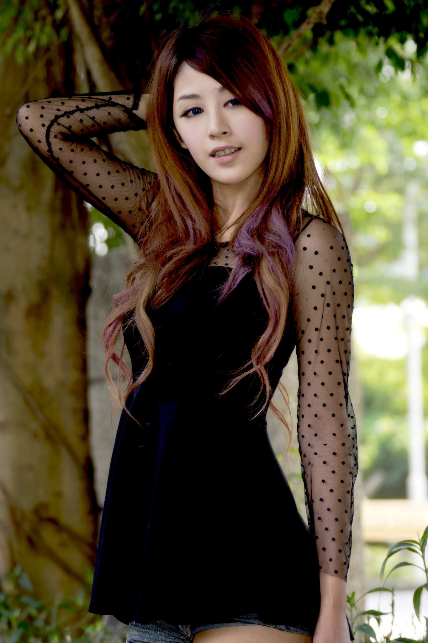 台湾模特夏晴MISO《清新街拍图片》写真合集-图26