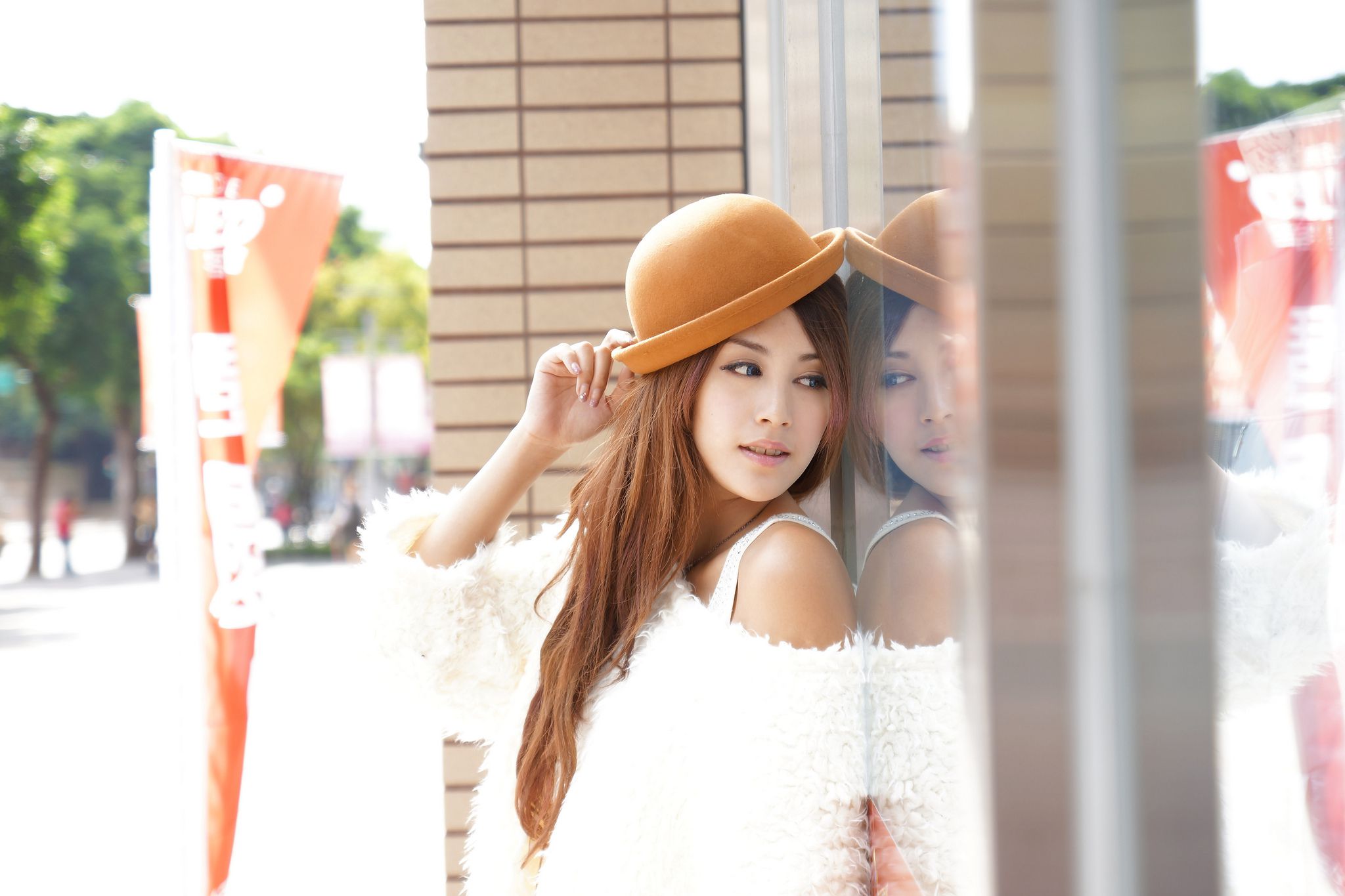 台湾模特夏晴MISO《清新街拍图片》写真合集-图8