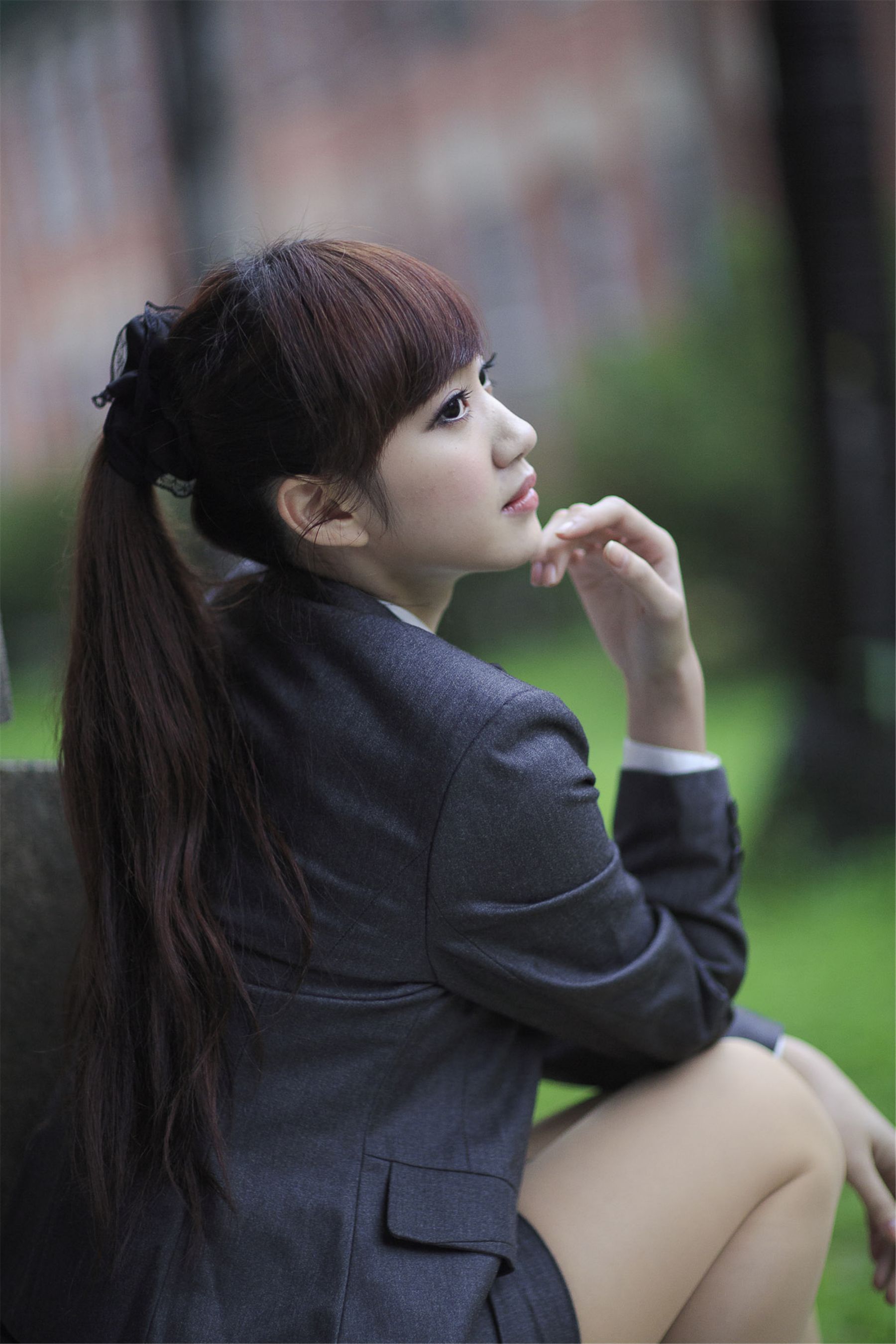 台湾正妹小雅《台大医学院外拍》-图7