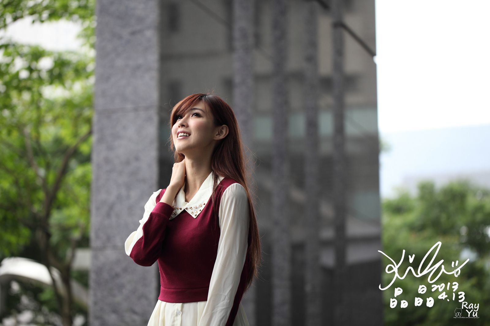 Kila晶晶/廖挺伶《2套黑丝街拍图片》-图27