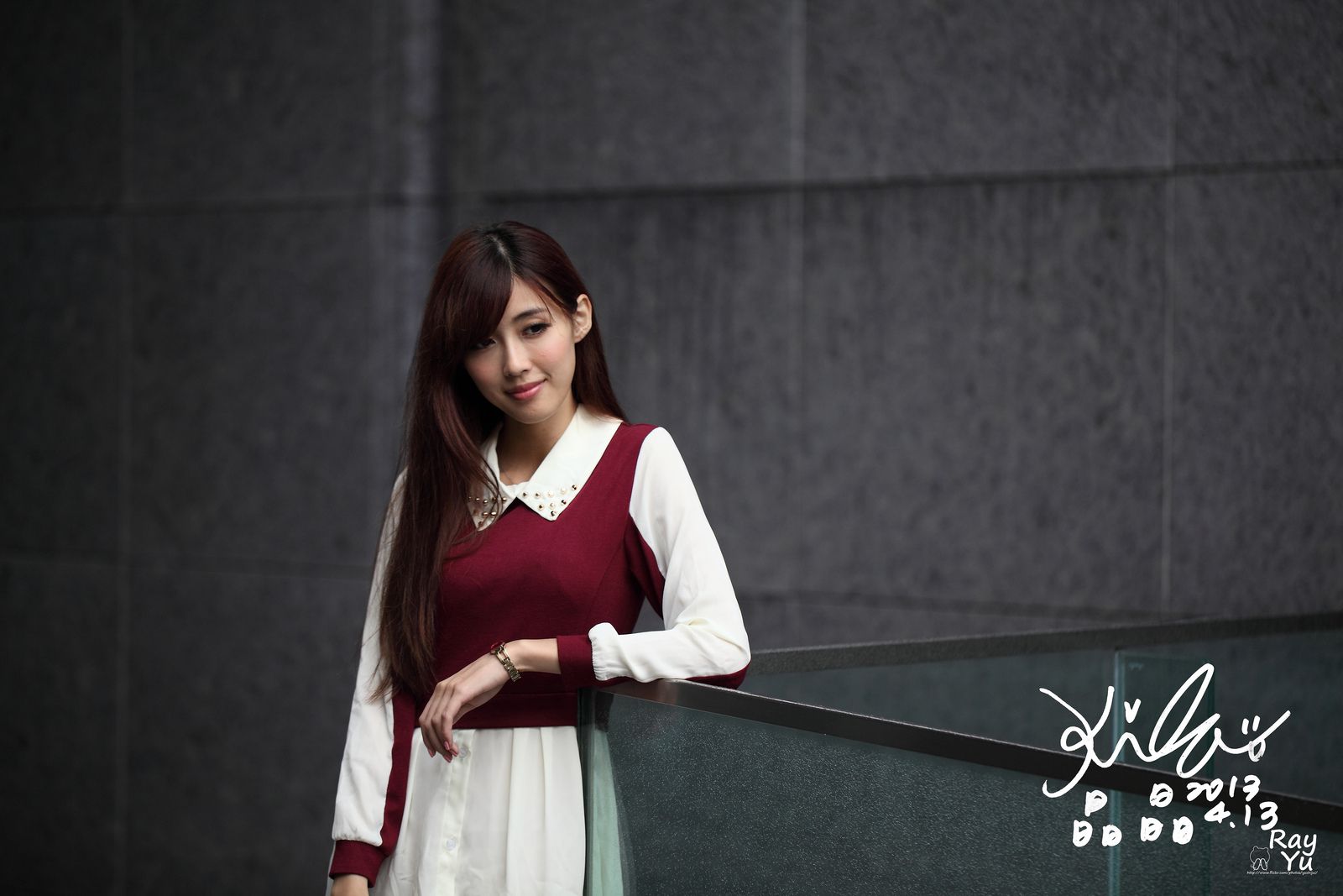 Kila晶晶/廖挺伶《2套黑丝街拍图片》-图60