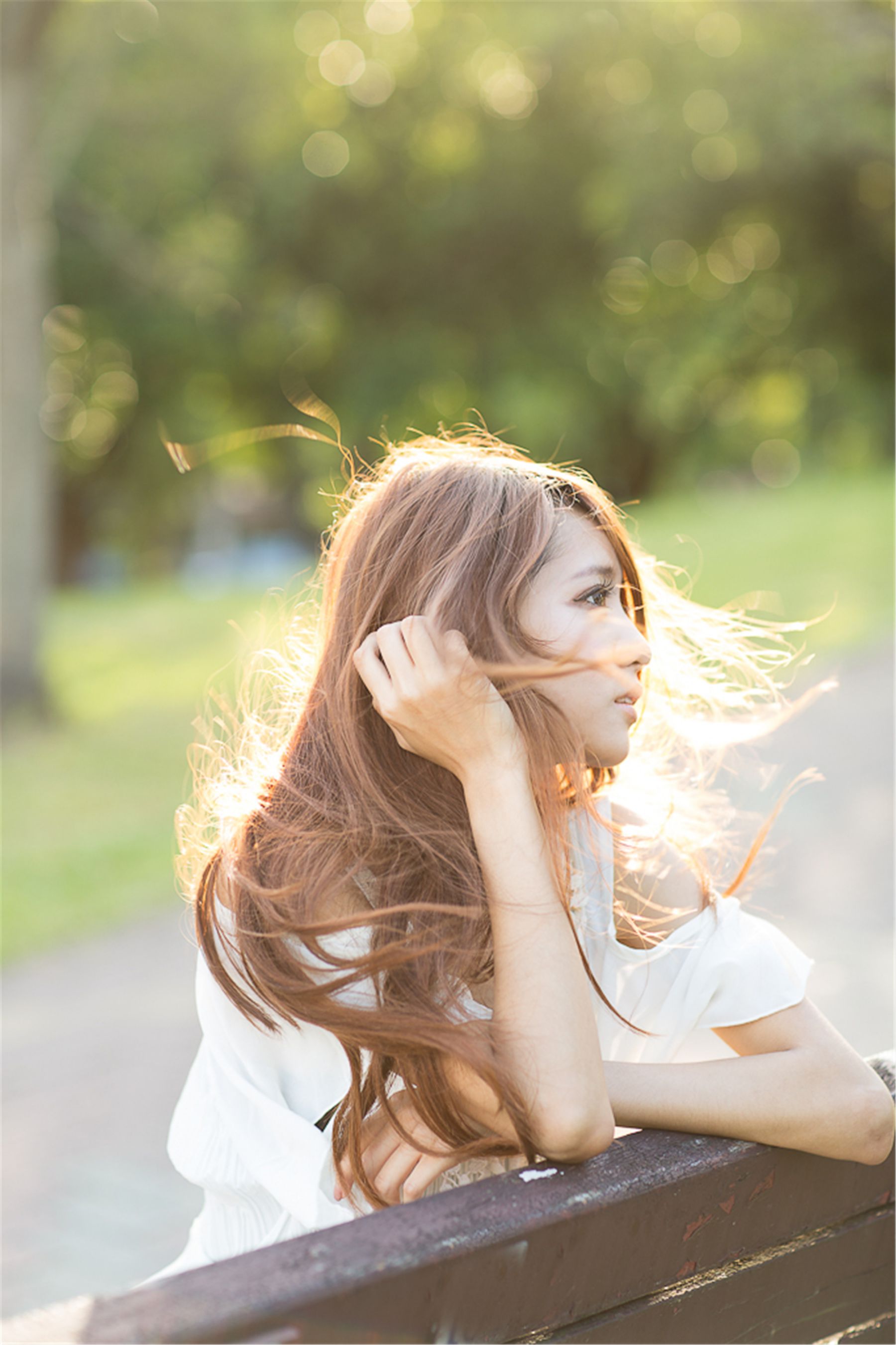 台湾美女妍安/吕芷葇《大安森林公園外拍》-图16