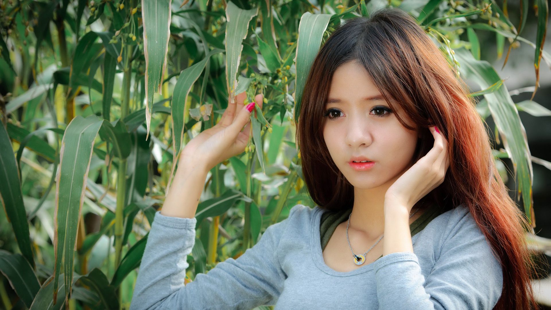 台湾美女妍安/吕芷葇《大安森林公園外拍》-图27