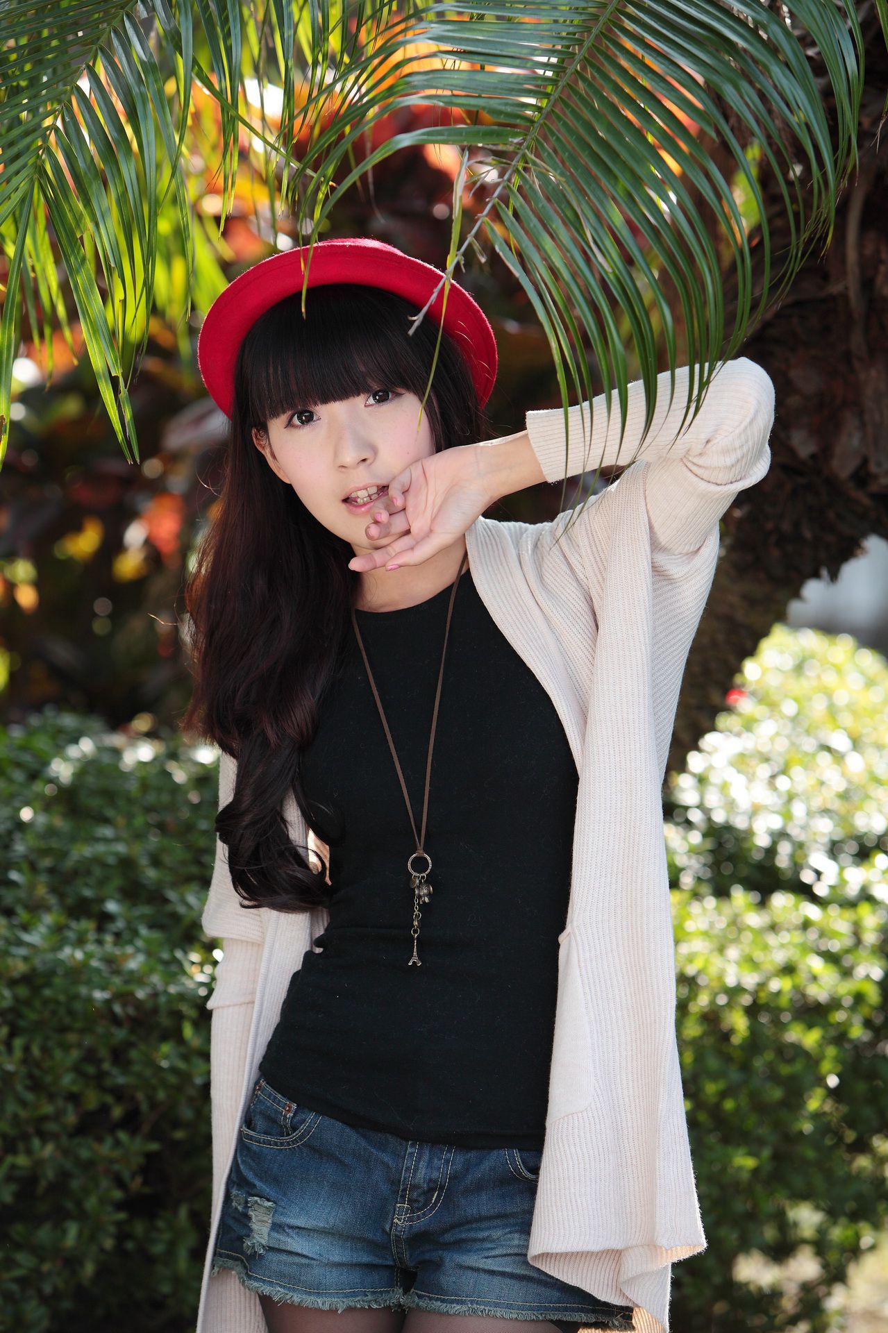 台湾萝莉正妹模特綠豆《小清新唯美外拍》-图0