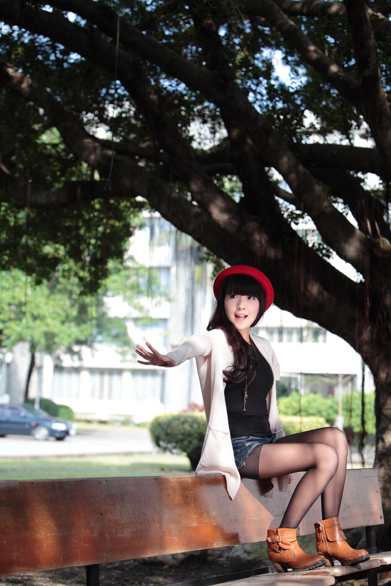 台湾萝莉正妹模特綠豆《小清新唯美外拍》-图33